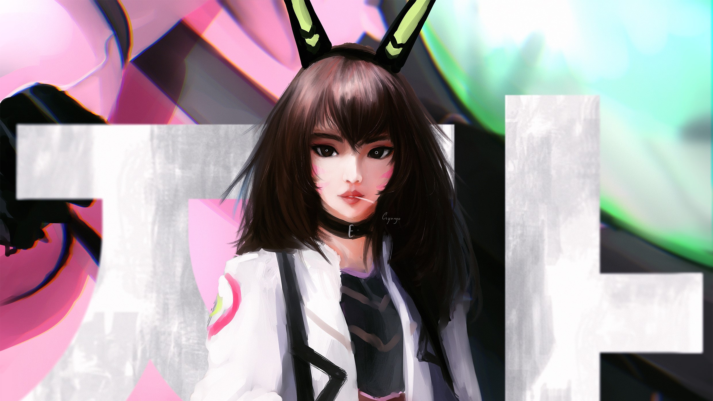 dva overwatch, overwatch, games, artist, artwork, digital art, hd, deviantart, HD Wallpaper