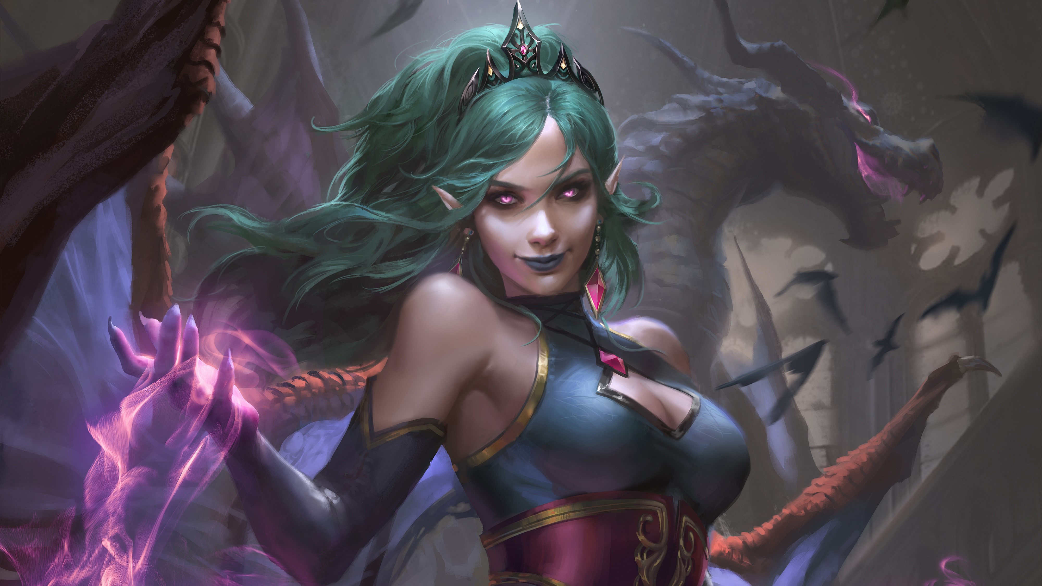 league of legends, games, hd, 4k, artist, artwork, digital art, fantasy girls, deviantart, HD Wallpaper