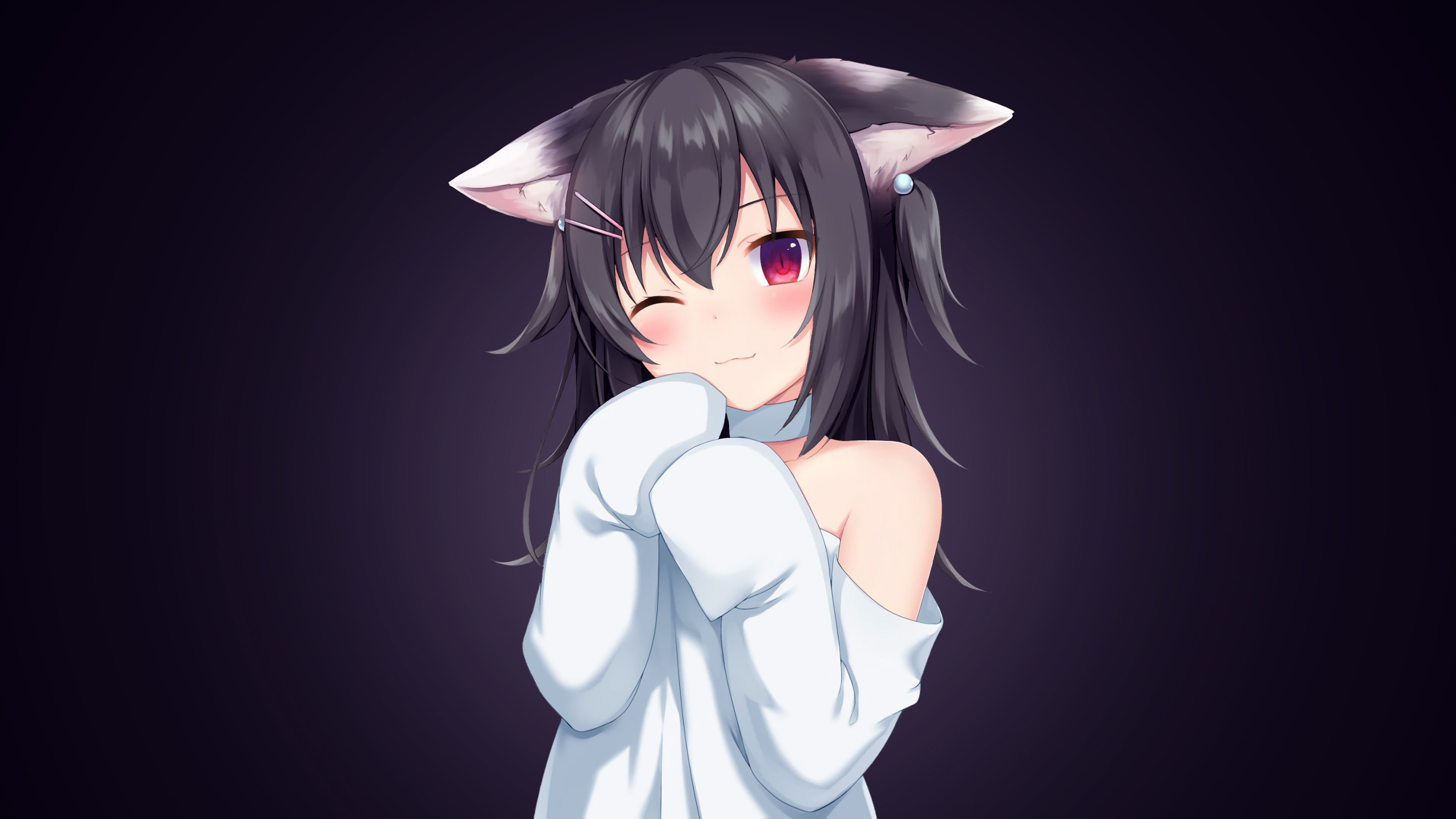 anime girl, anime, artist, artwork, digital art, hd, 4k, deviantart, HD Wallpaper