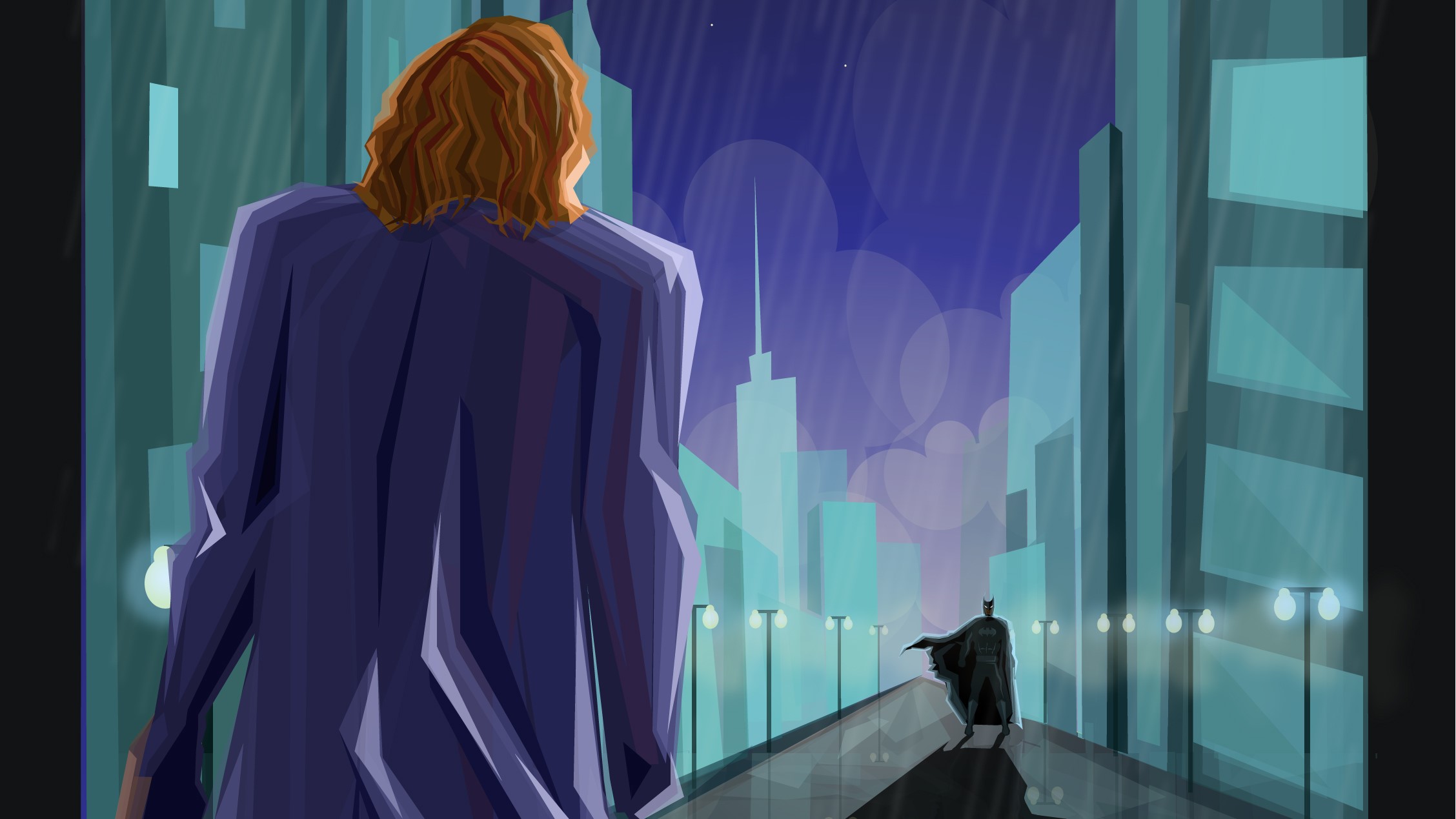 batman, joker, hd, superheroes, artwork, supervillain, behance, HD Wallpaper