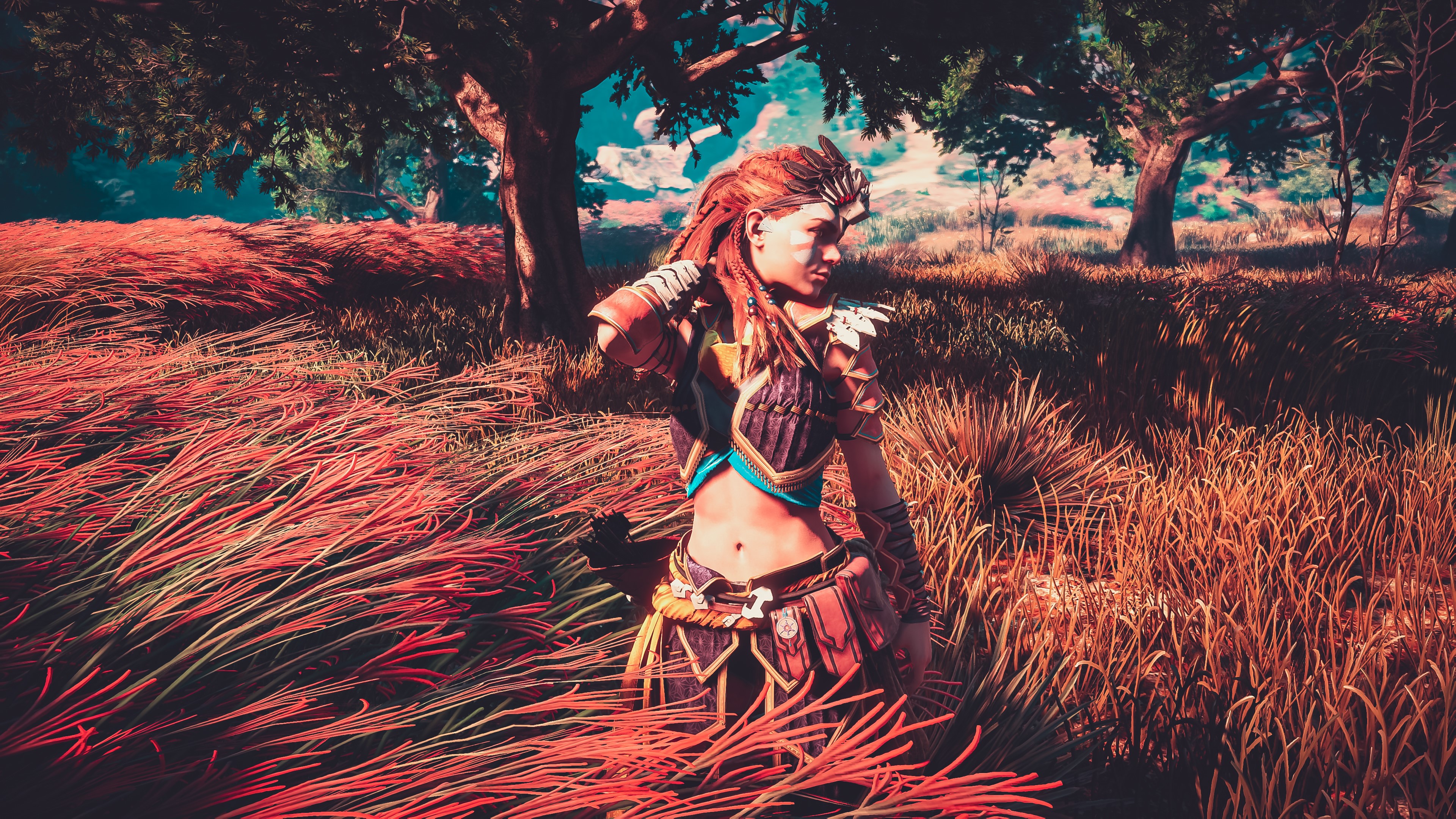 aloy, horizon zero dawn, games, pc games, xbox games, ps games, hd, 4k, HD Wallpaper