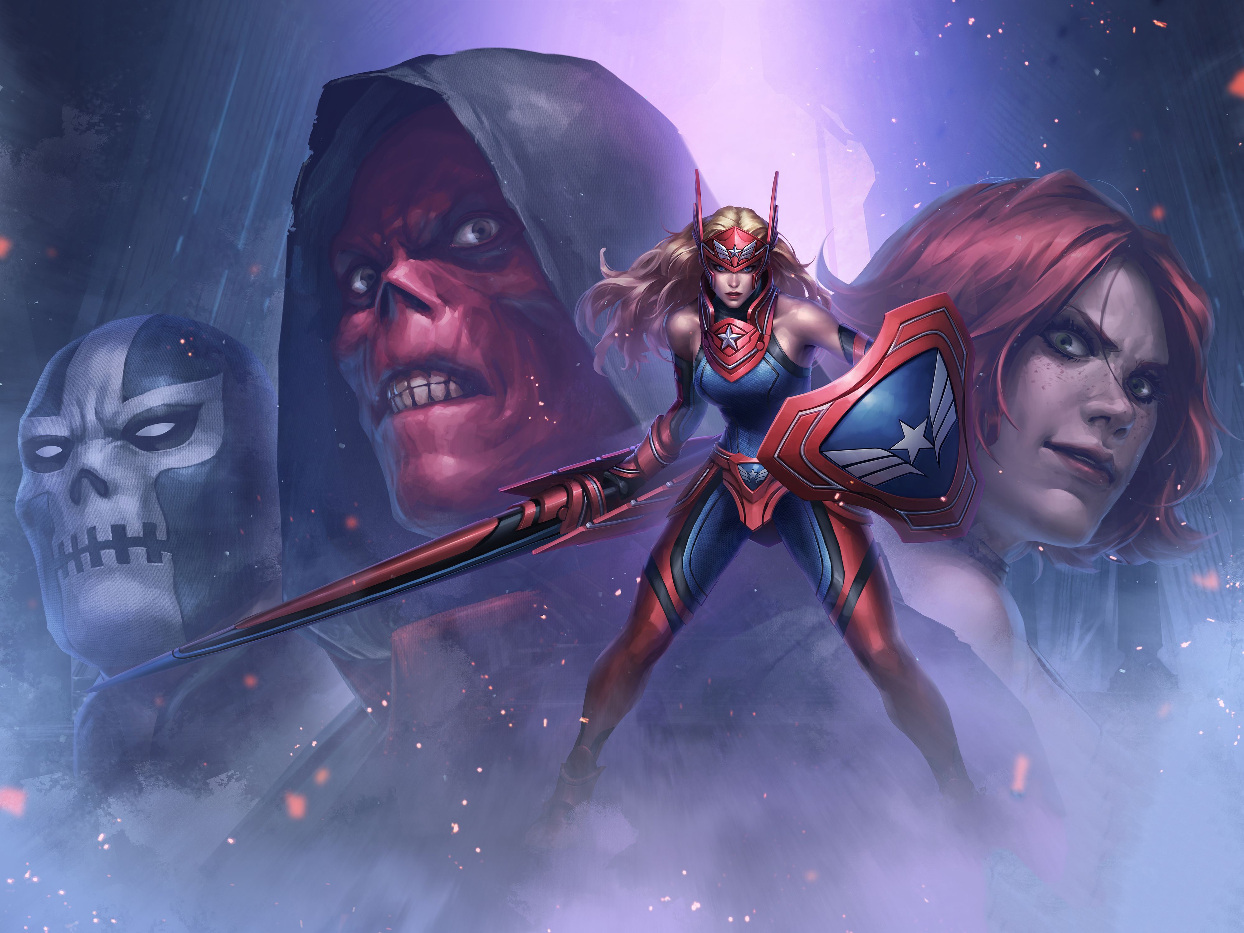 marvel future fight, games, hd, superheroes, 4k, HD Wallpaper