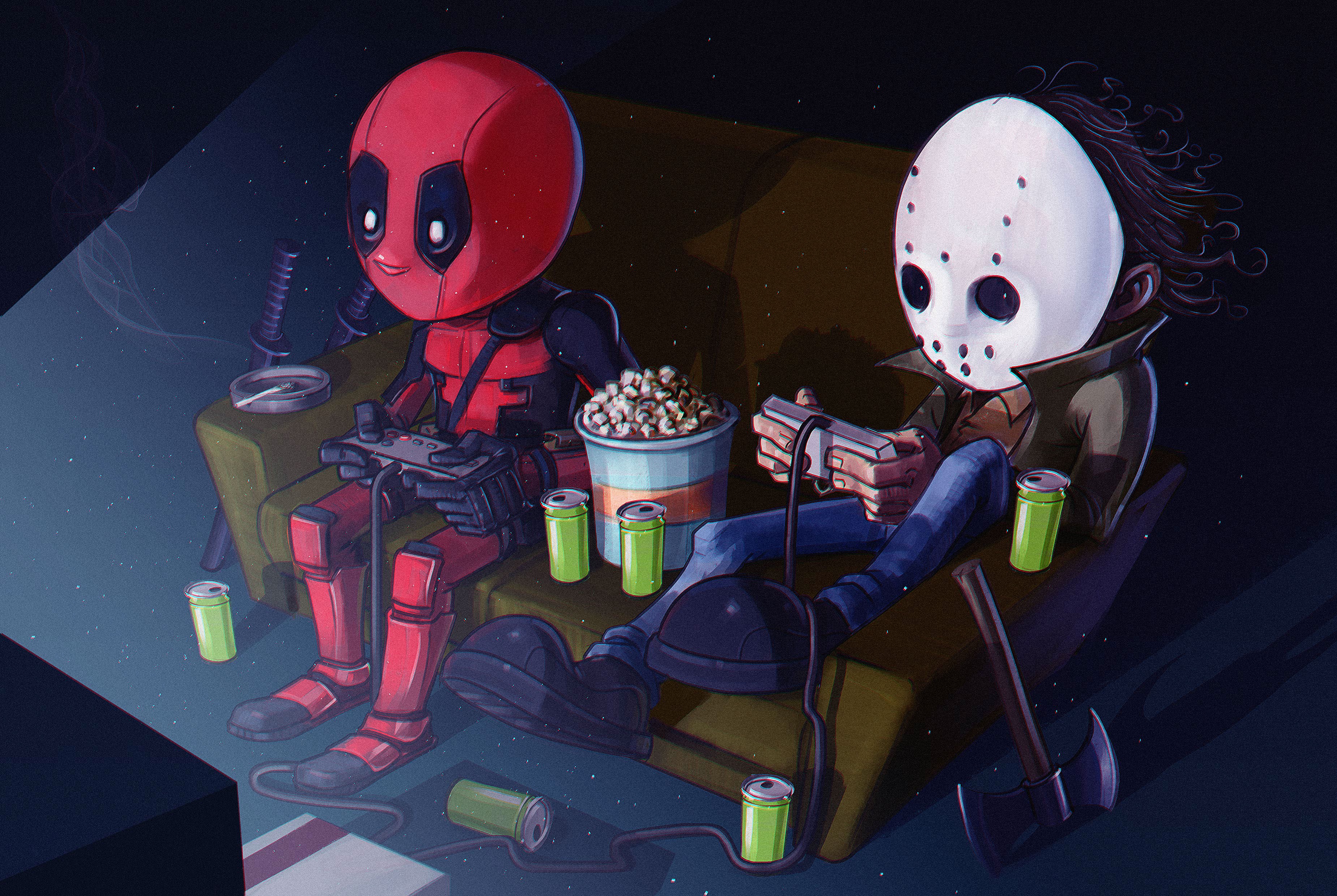 deadpool, hd, 4k, superheroes, artwork, artist, digital art, behance, HD Wallpaper