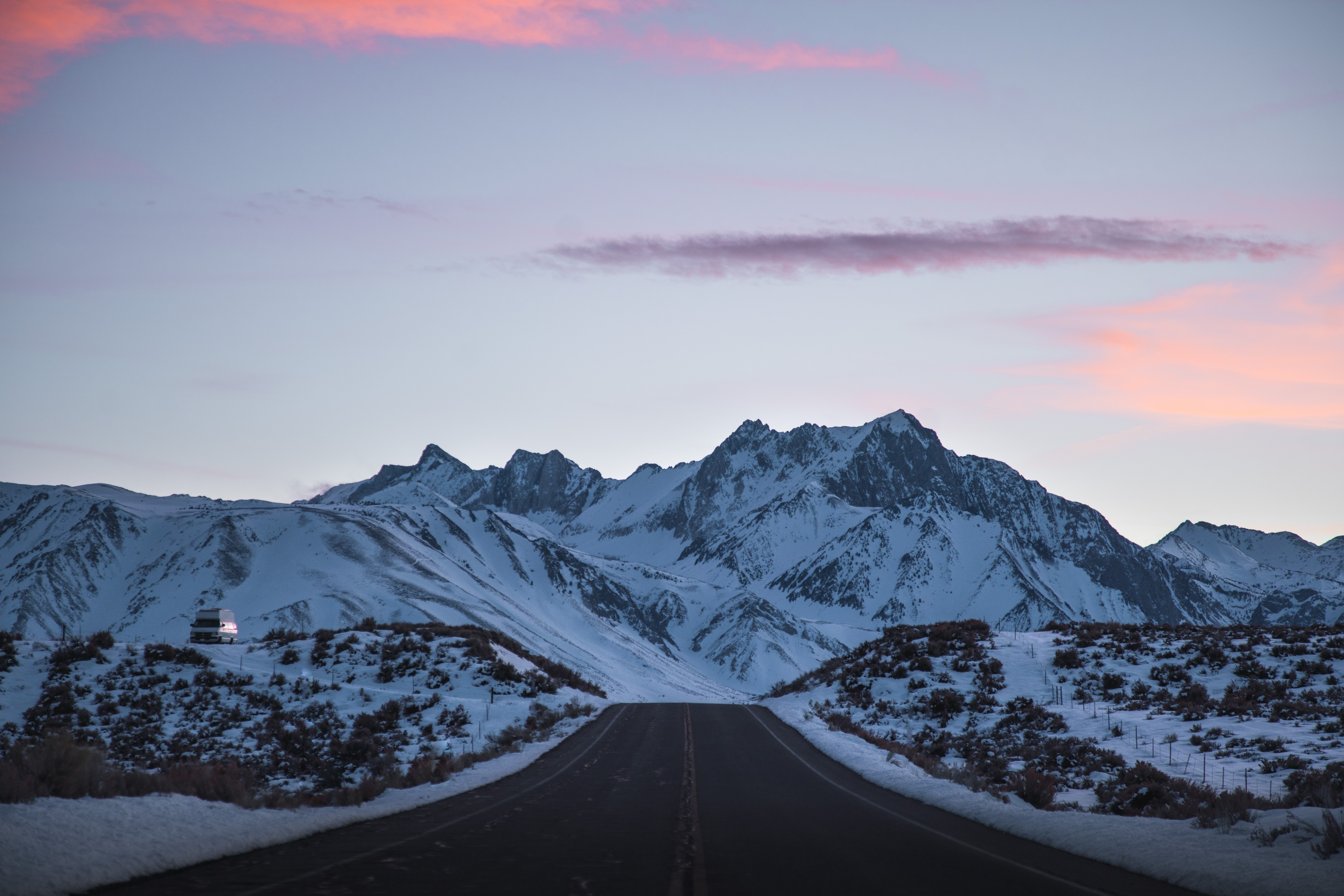 road, photography, hd, 4k, 5k, 8k, snow, HD Wallpaper