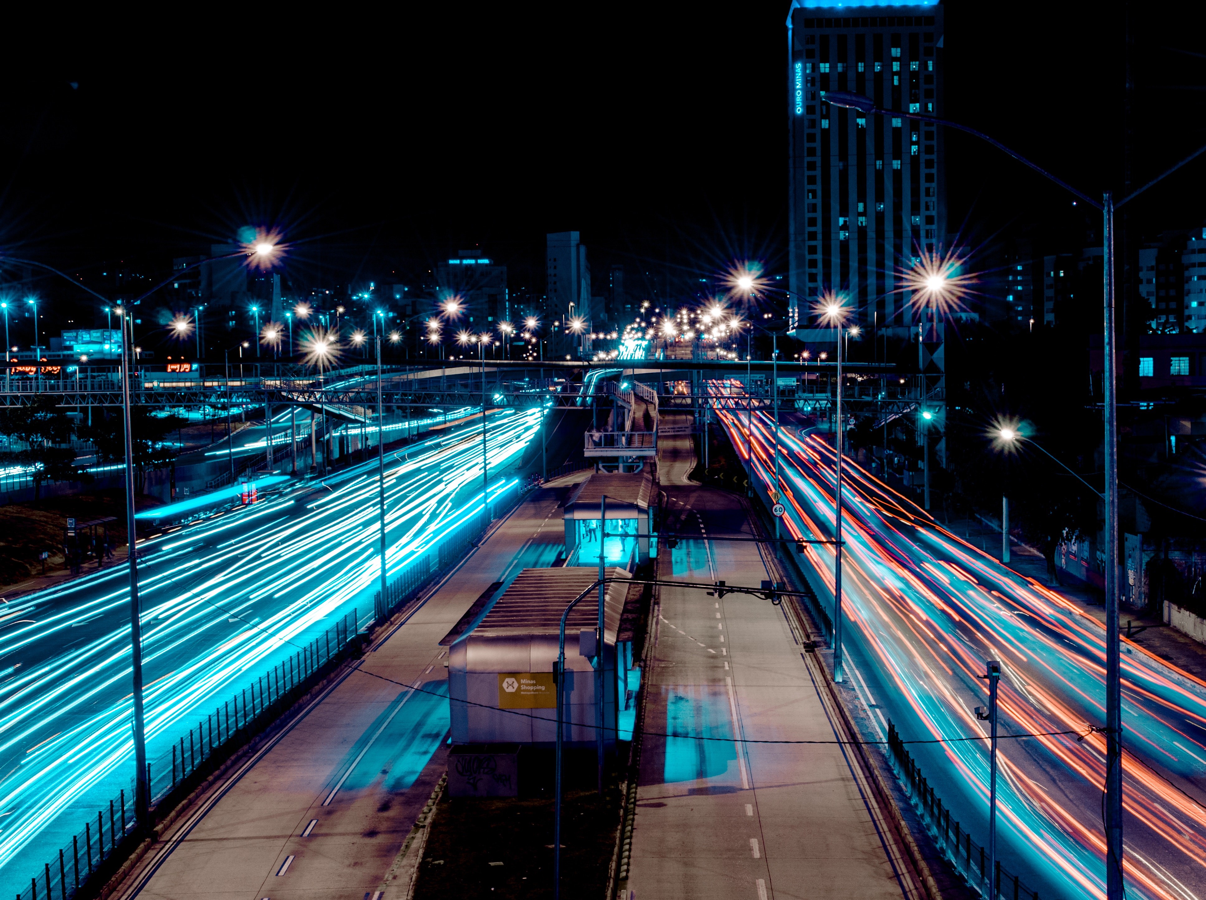 long exposure, road, hd, photography, 4k, HD Wallpaper