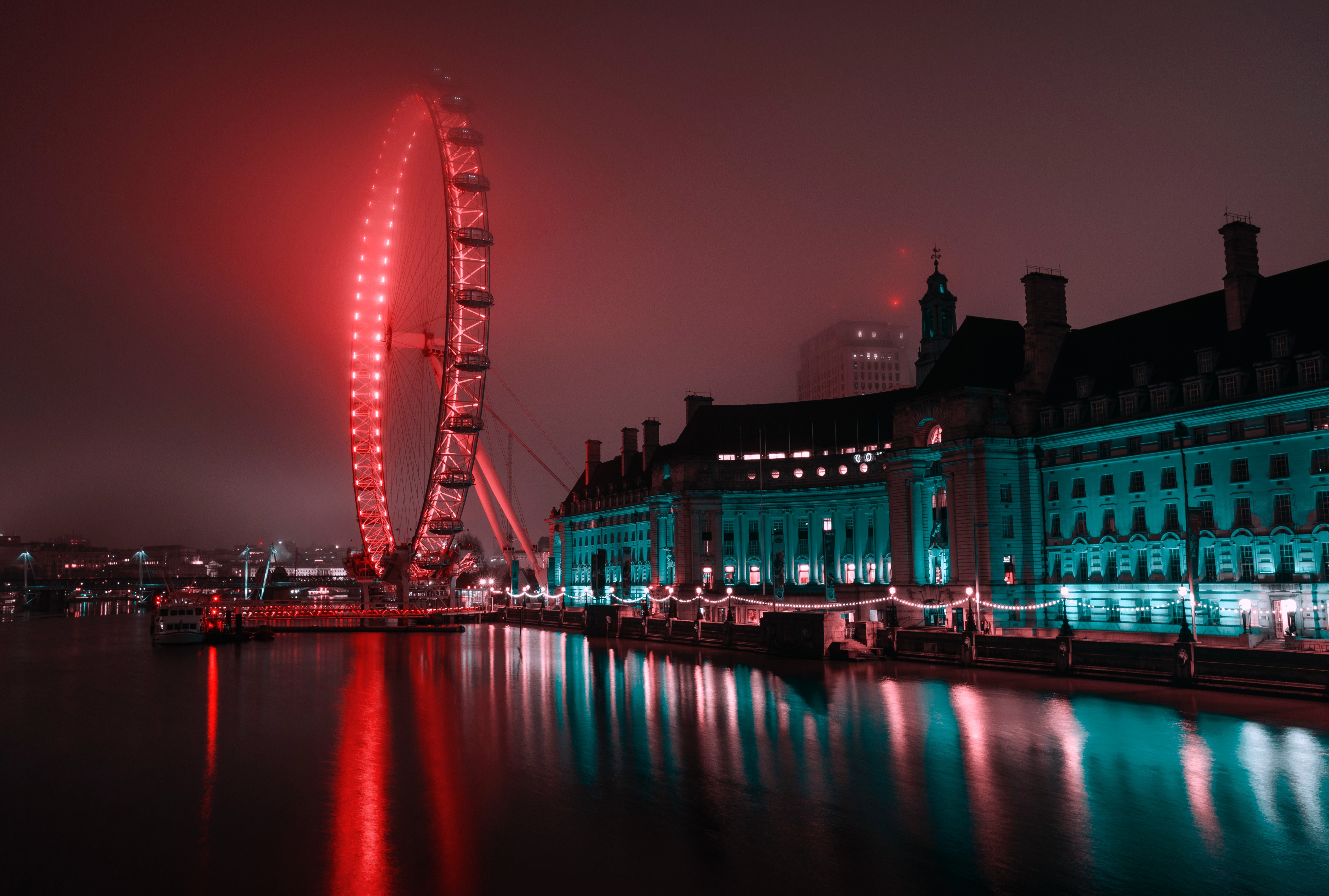 ferris wheel, photography, hd, 4k, 5k, HD Wallpaper