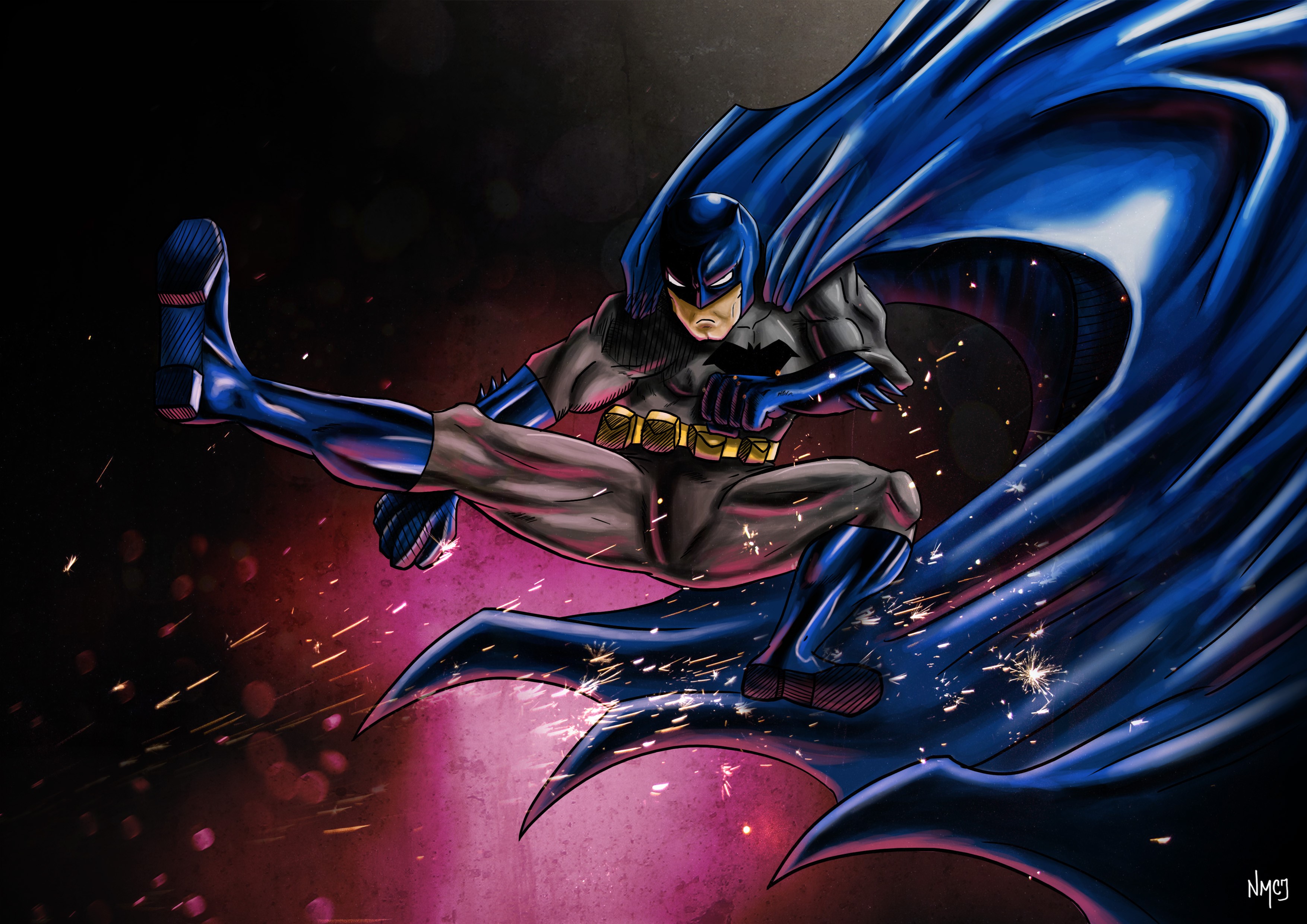 batman, hd, 4k, superheroes, digital art, artwork, behance, HD Wallpaper