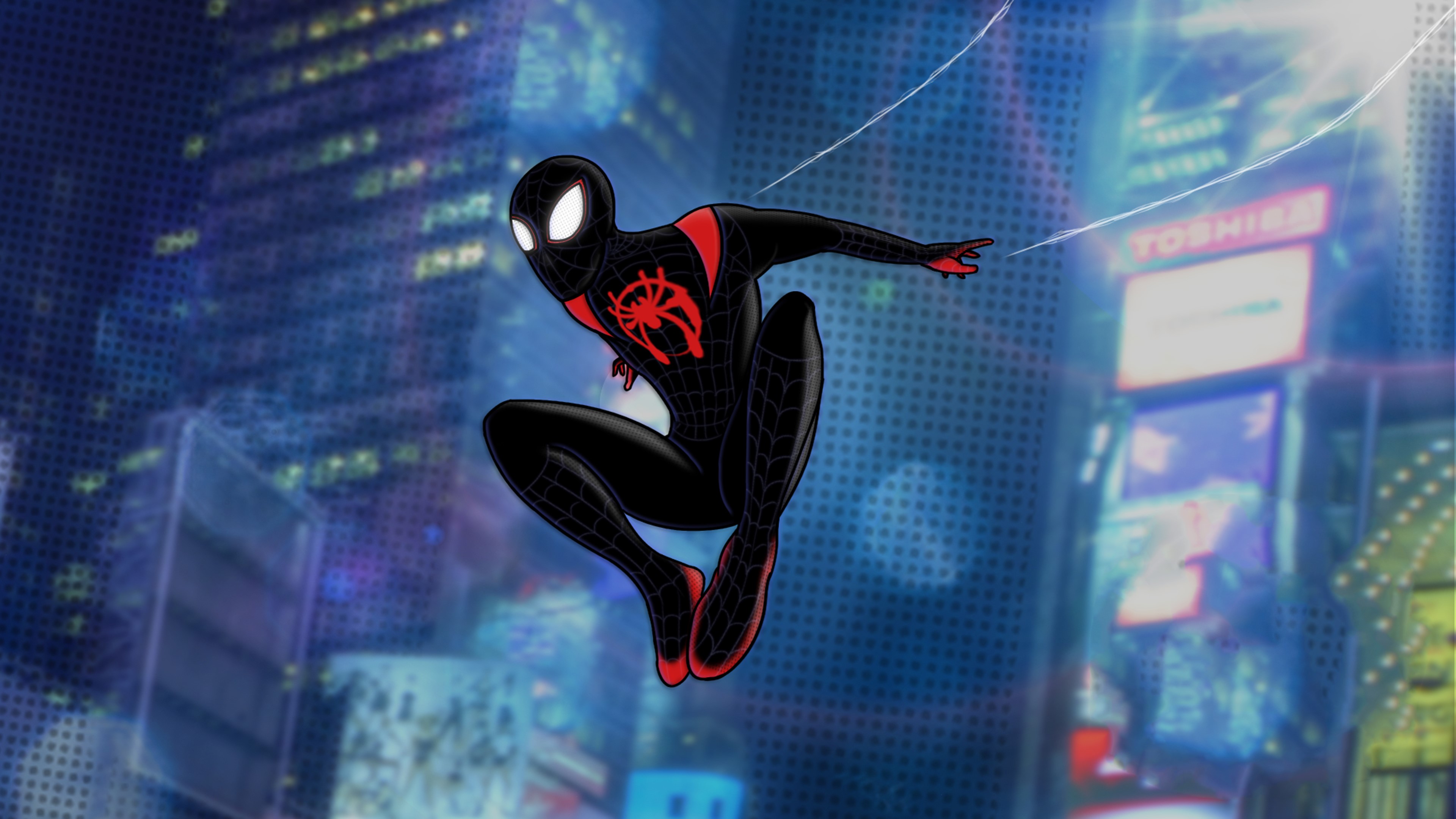spiderman into the spider verse, spiderman, movies, hd, superheroes, artwork, artist, digital art, behance, HD Wallpaper