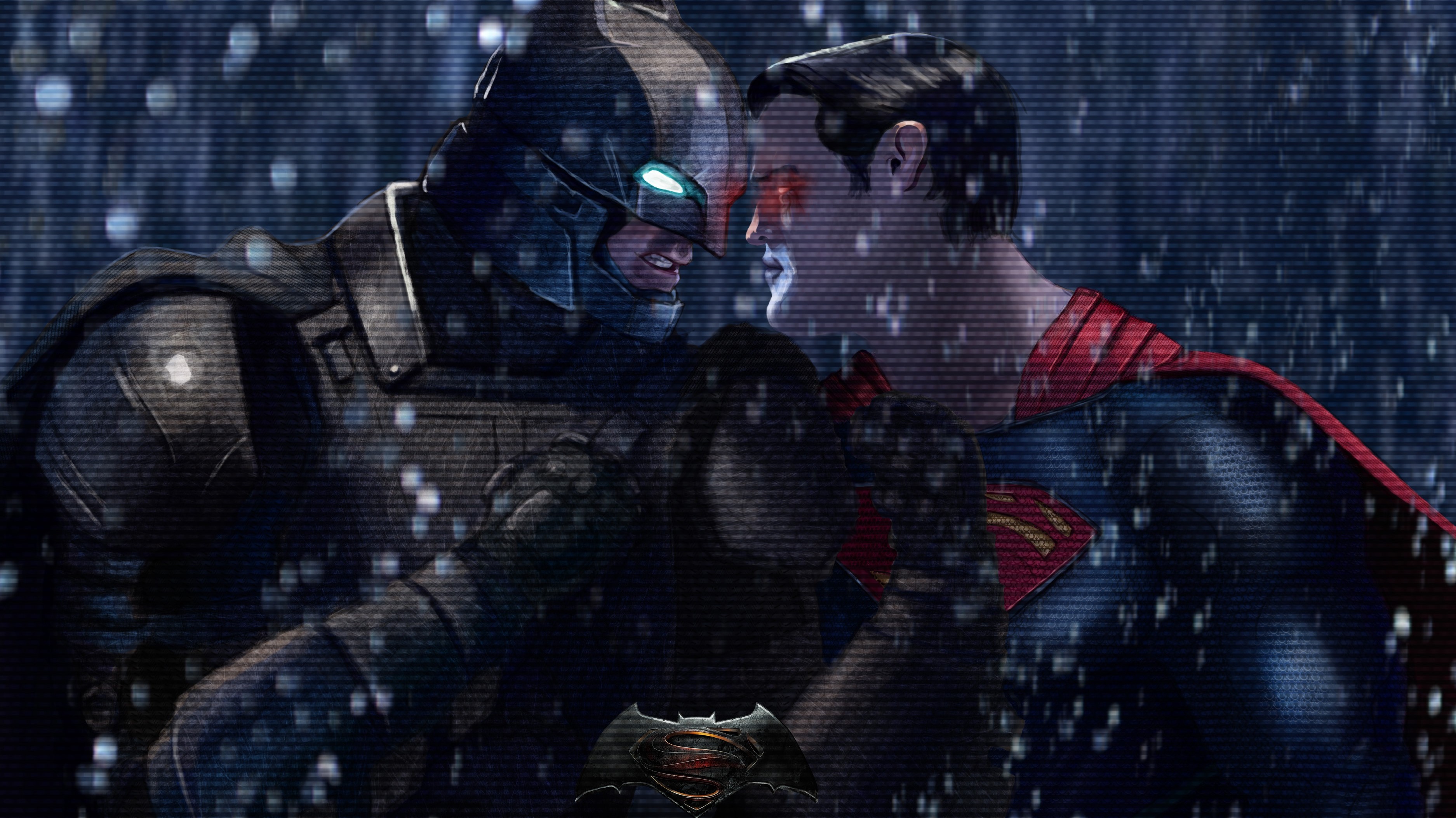 batman, superman, hd, 4k, superheroes, artwork, digital art, behance, HD Wallpaper