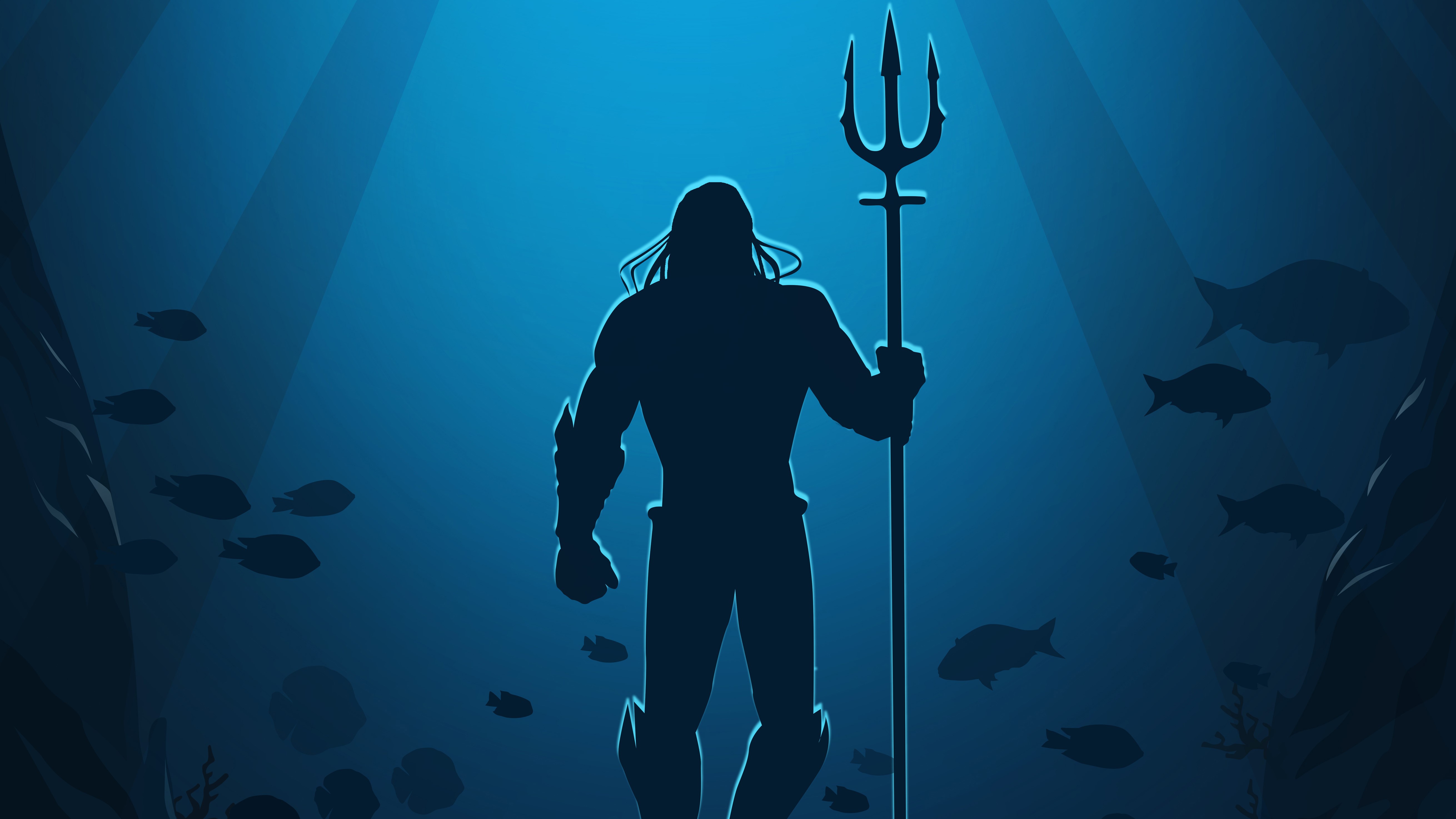 aquaman, hd, 4k, 5k, superheroes, artwork, digital art, HD Wallpaper