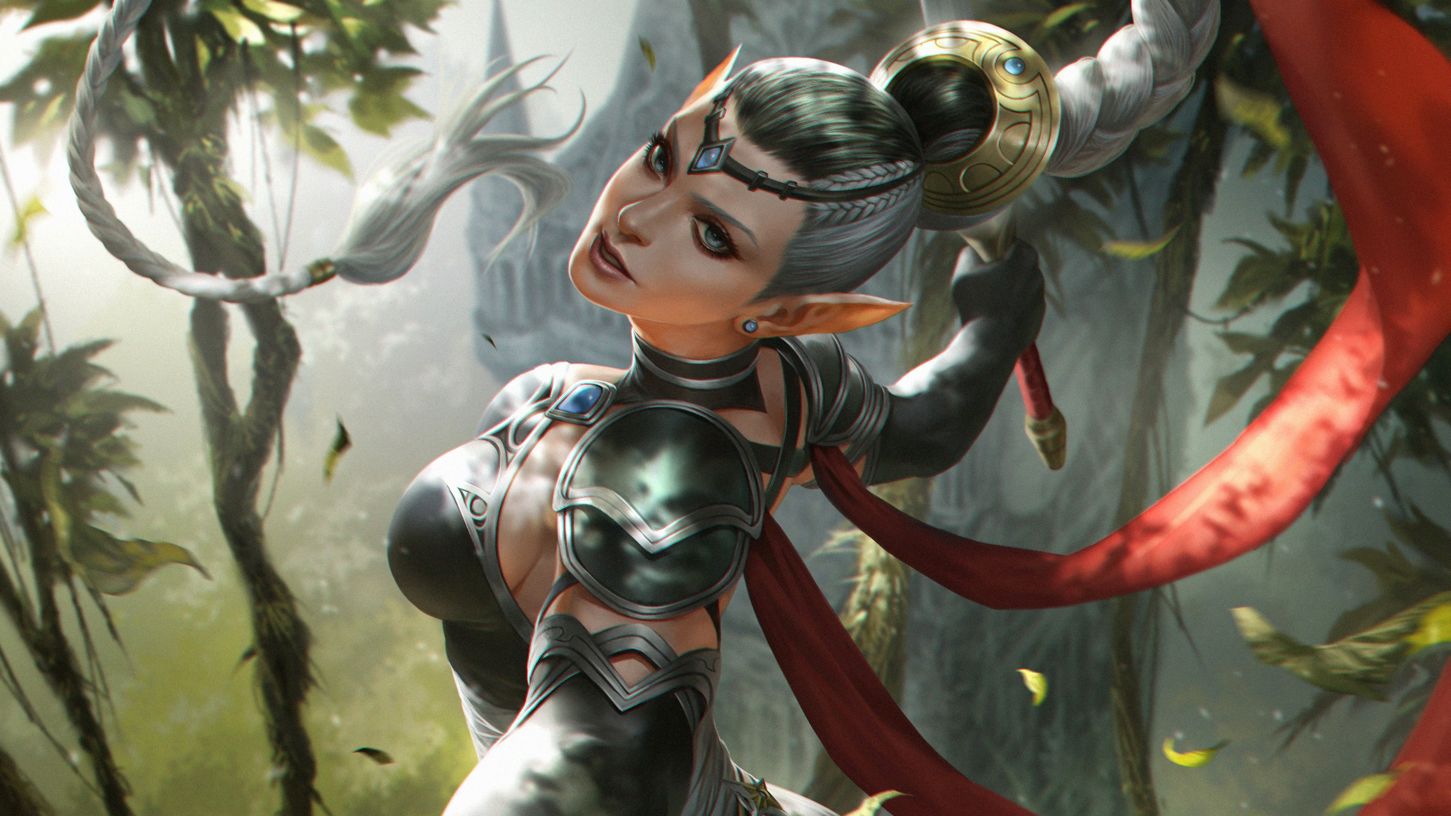 adalia, fantasy girls, artist, artwork, digital art, hd, deviantart, HD Wallpaper