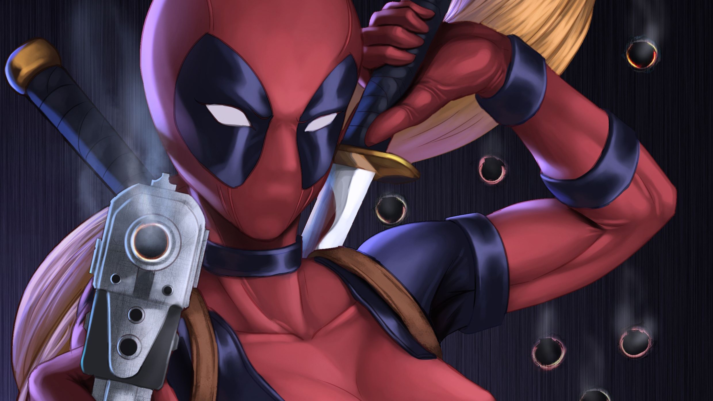 deadpool, hd, superheroes, artwork, digital art, artstation, HD Wallpaper