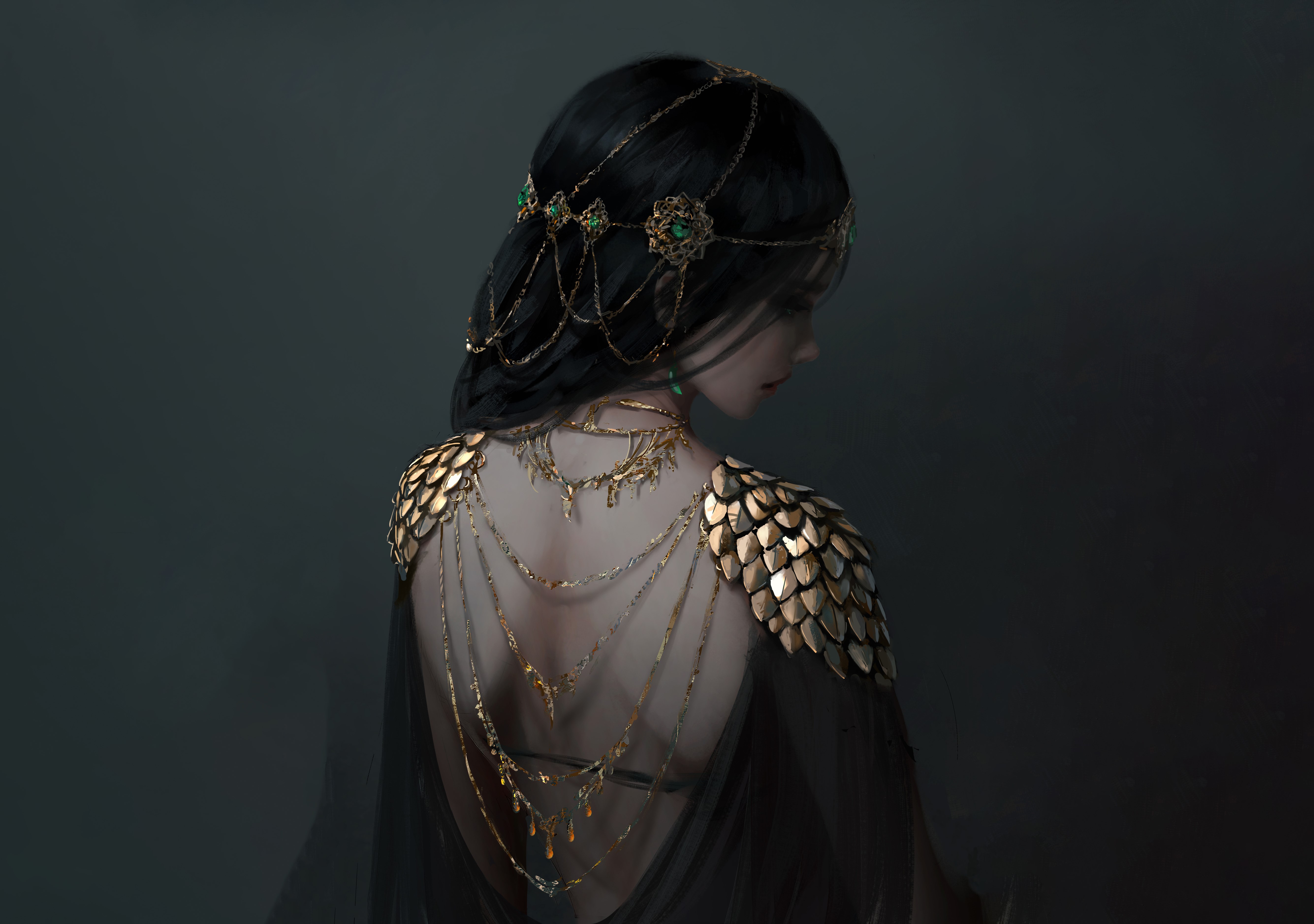 fantasy girls, artist, artwork, digital art, hd, 4k, 5k, deviantart, HD Wallpaper