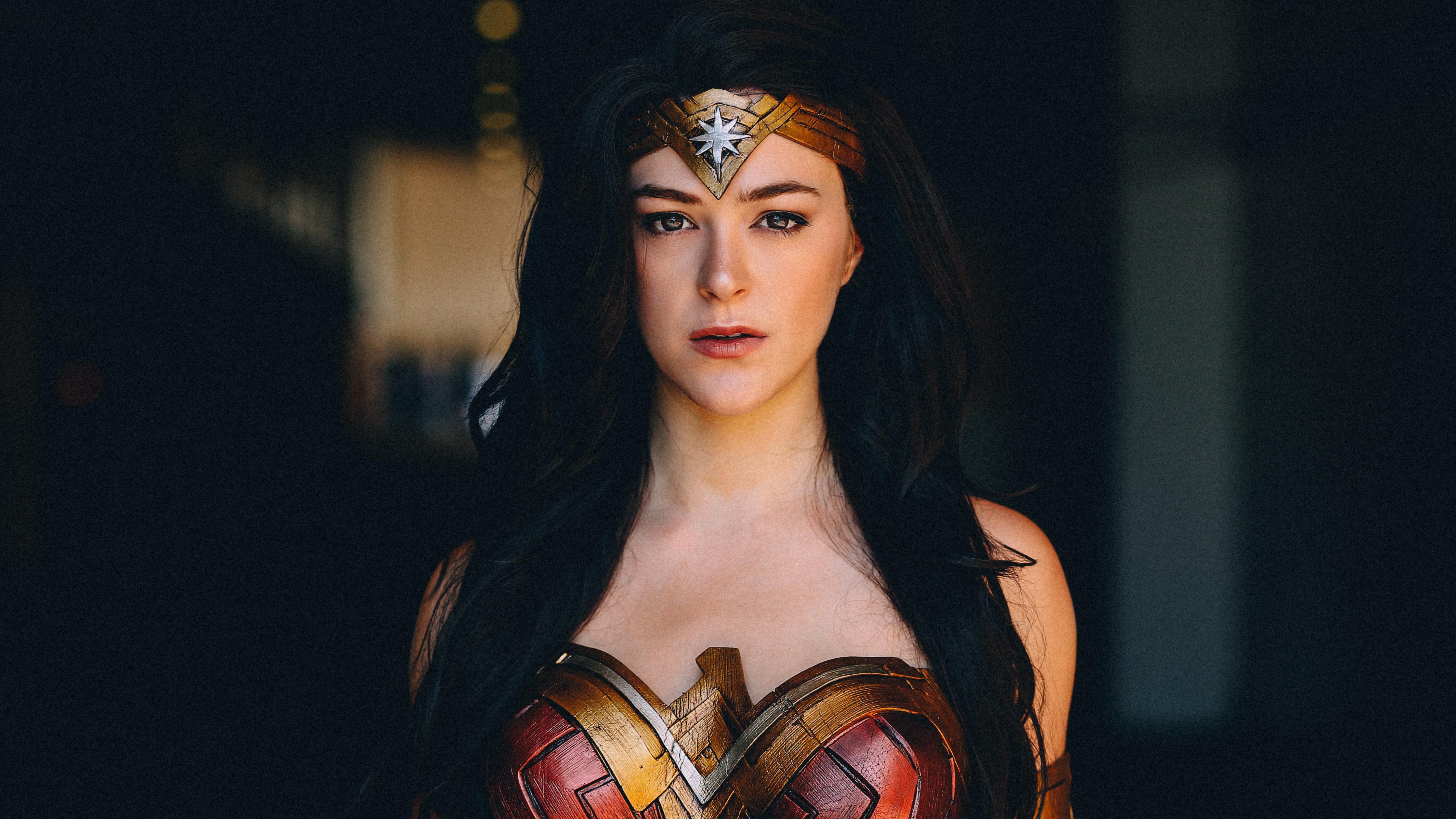 wonder woman, hd, 4k, 5k, superheroes, cosplay, HD Wallpaper