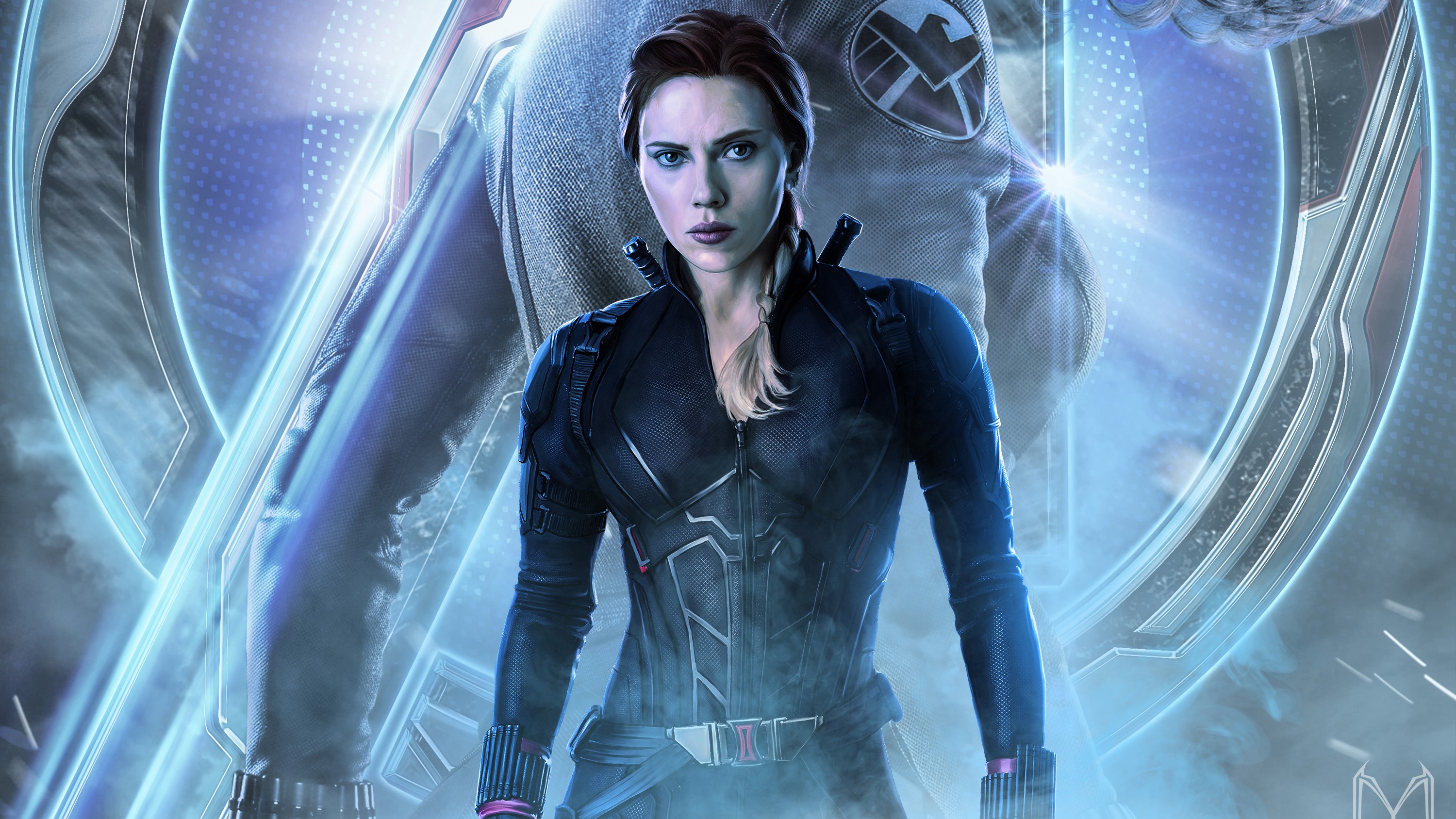 avengers endgame, avengers end game, movies, 2019 movies, hd, black widow, superheroes, artwork, behance, HD Wallpaper