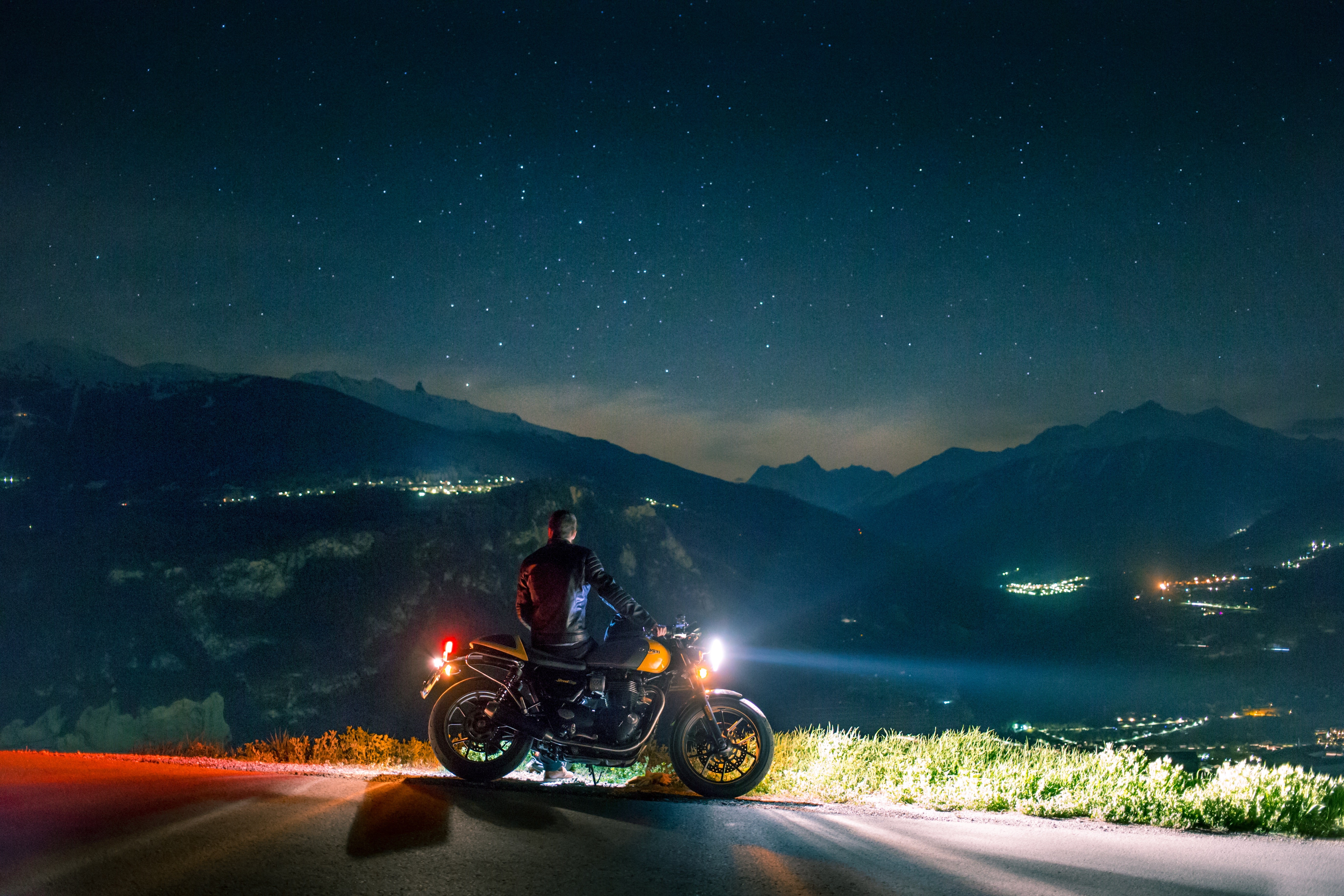 biker, bikes, photography, hd, 4k, 5k, HD Wallpaper