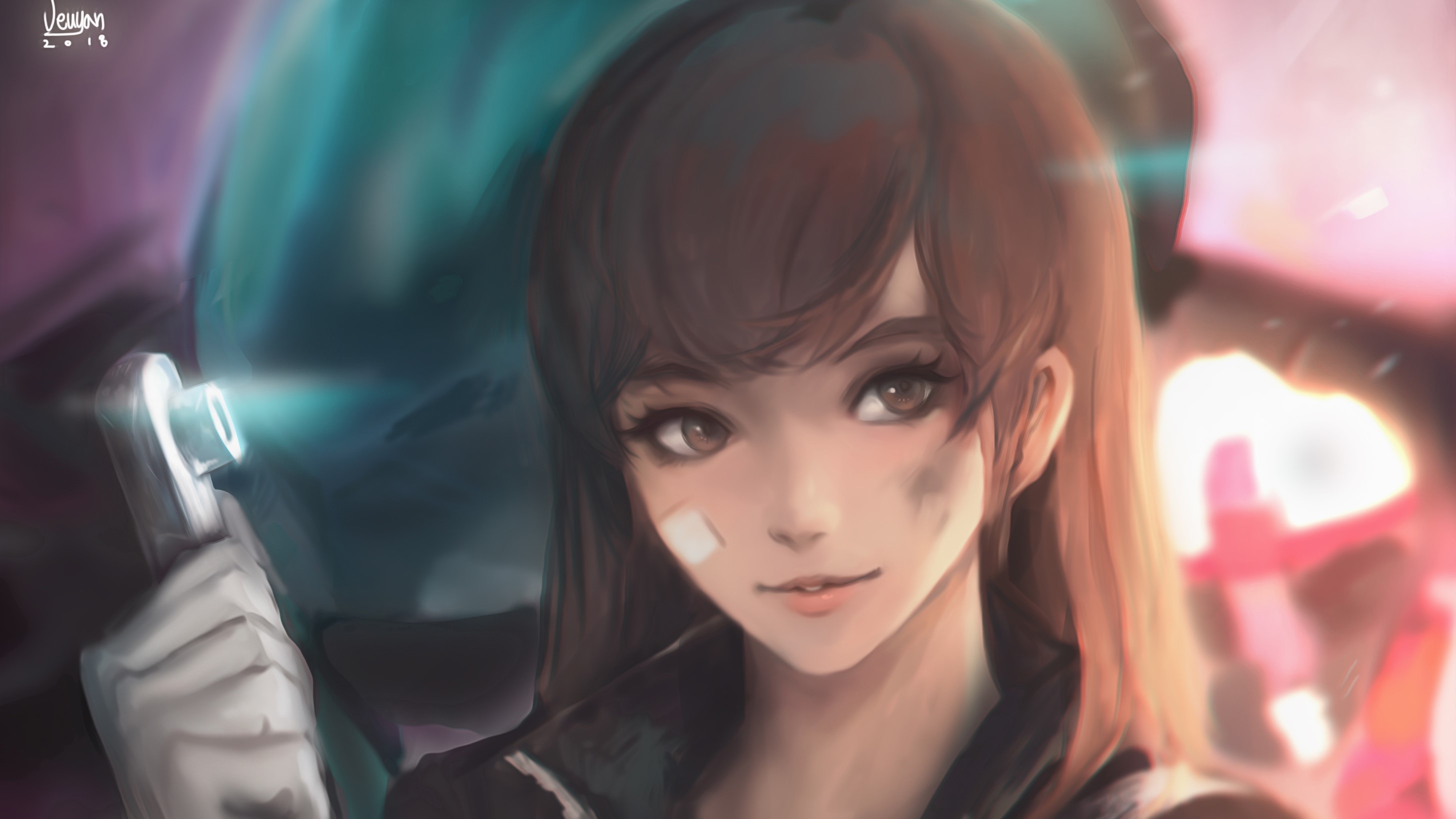 dva overwatch, overwatch, games, hd, artwork, artist, digital art, deviantart, HD Wallpaper