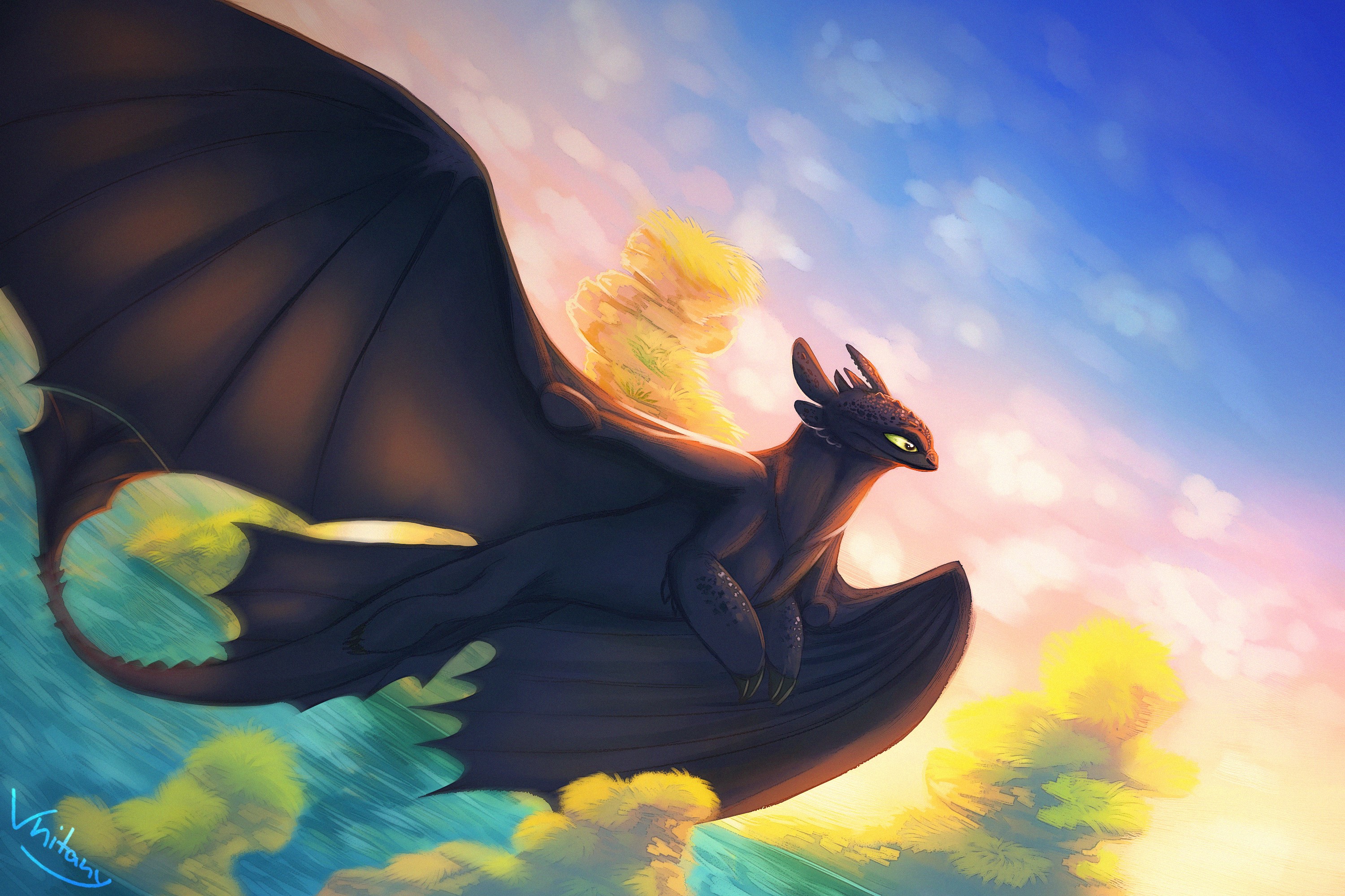dragon, hd, artist, artwork, deviantart, digital art, HD Wallpaper
