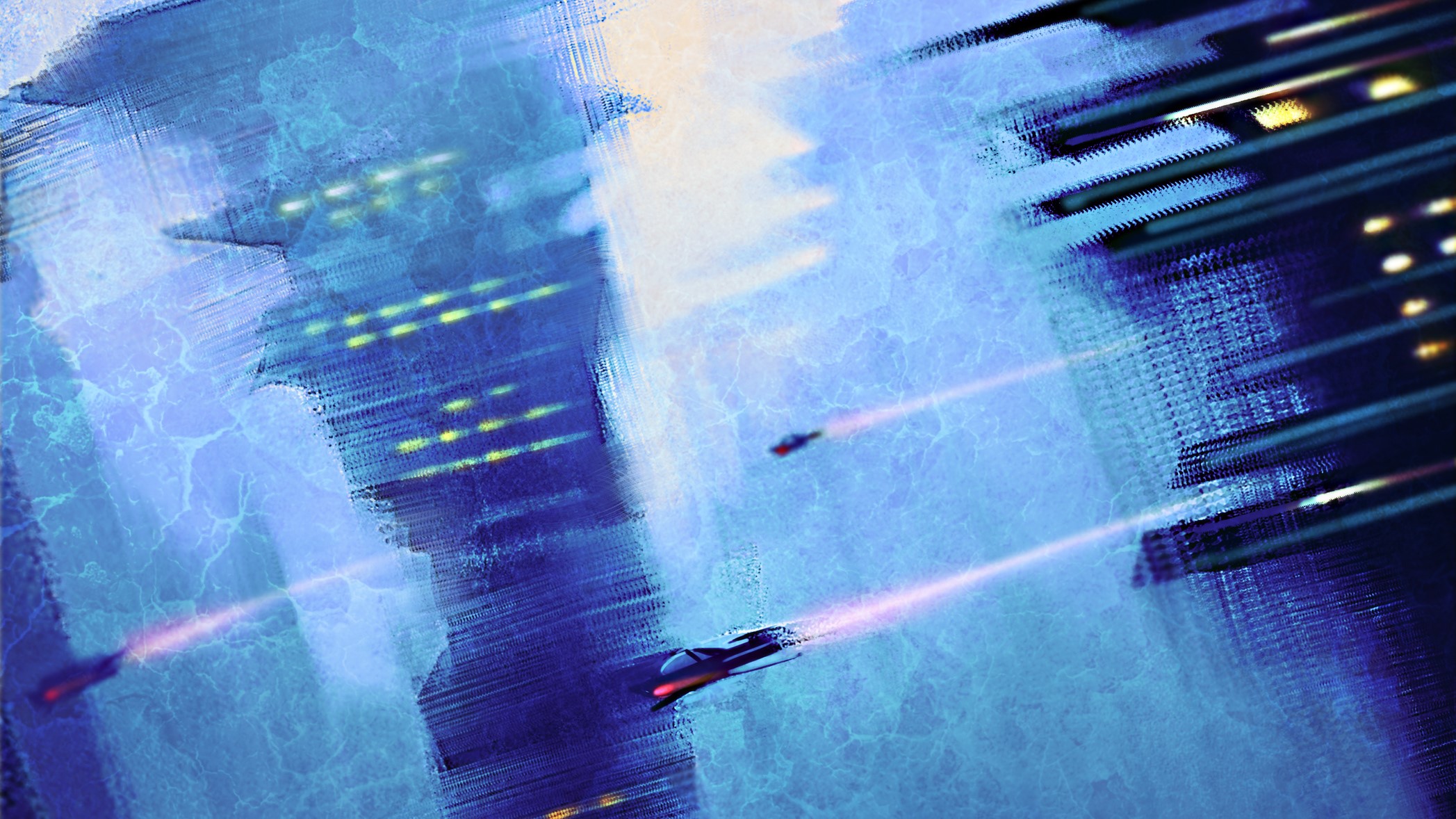 city, scifi, artist, artwork, digital art, hd, deviantart, HD Wallpaper