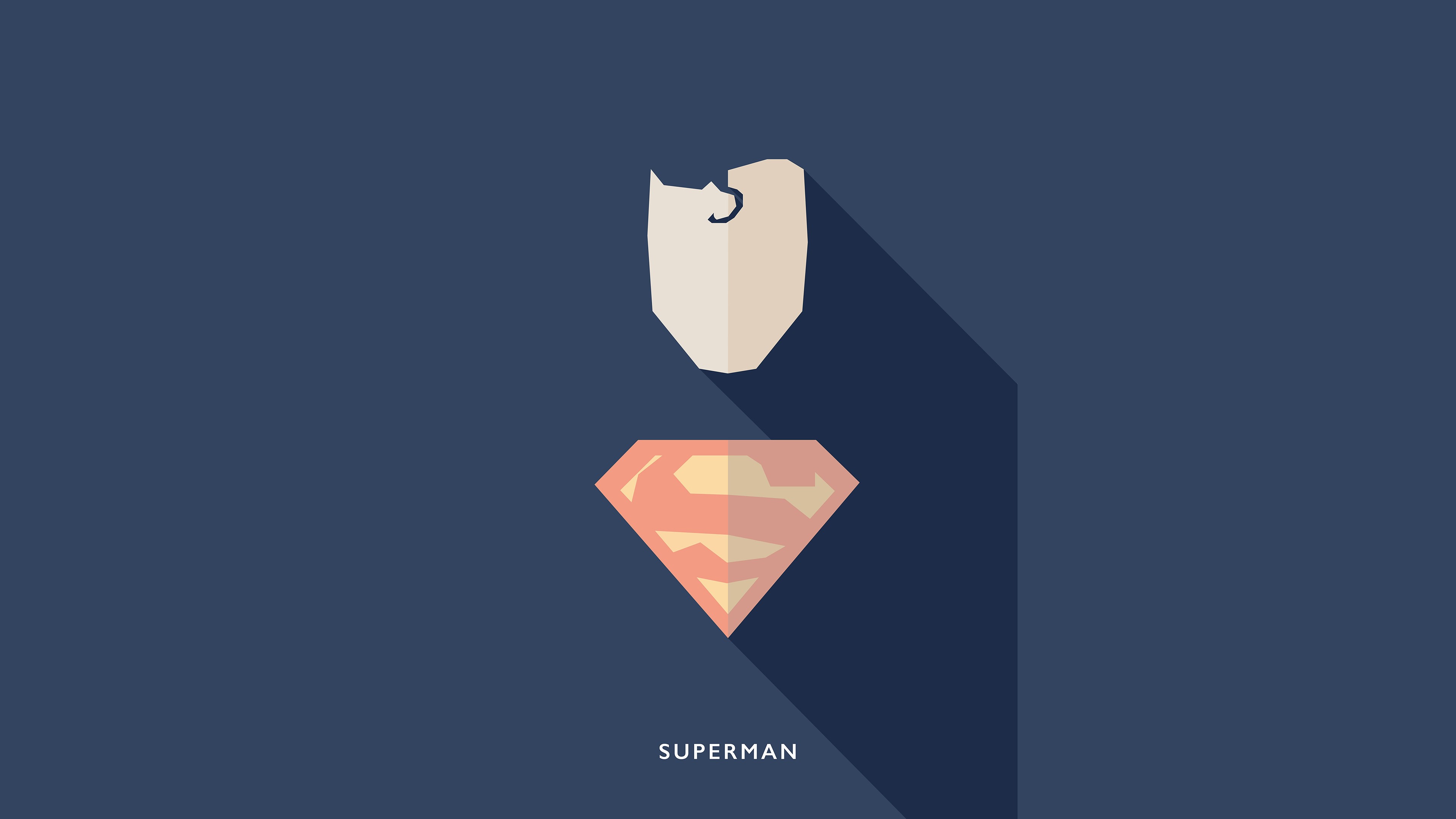 superman, superheroes, minimalism, minimalist, artist, artwork, digital art, hd, 4k, behance, HD Wallpaper