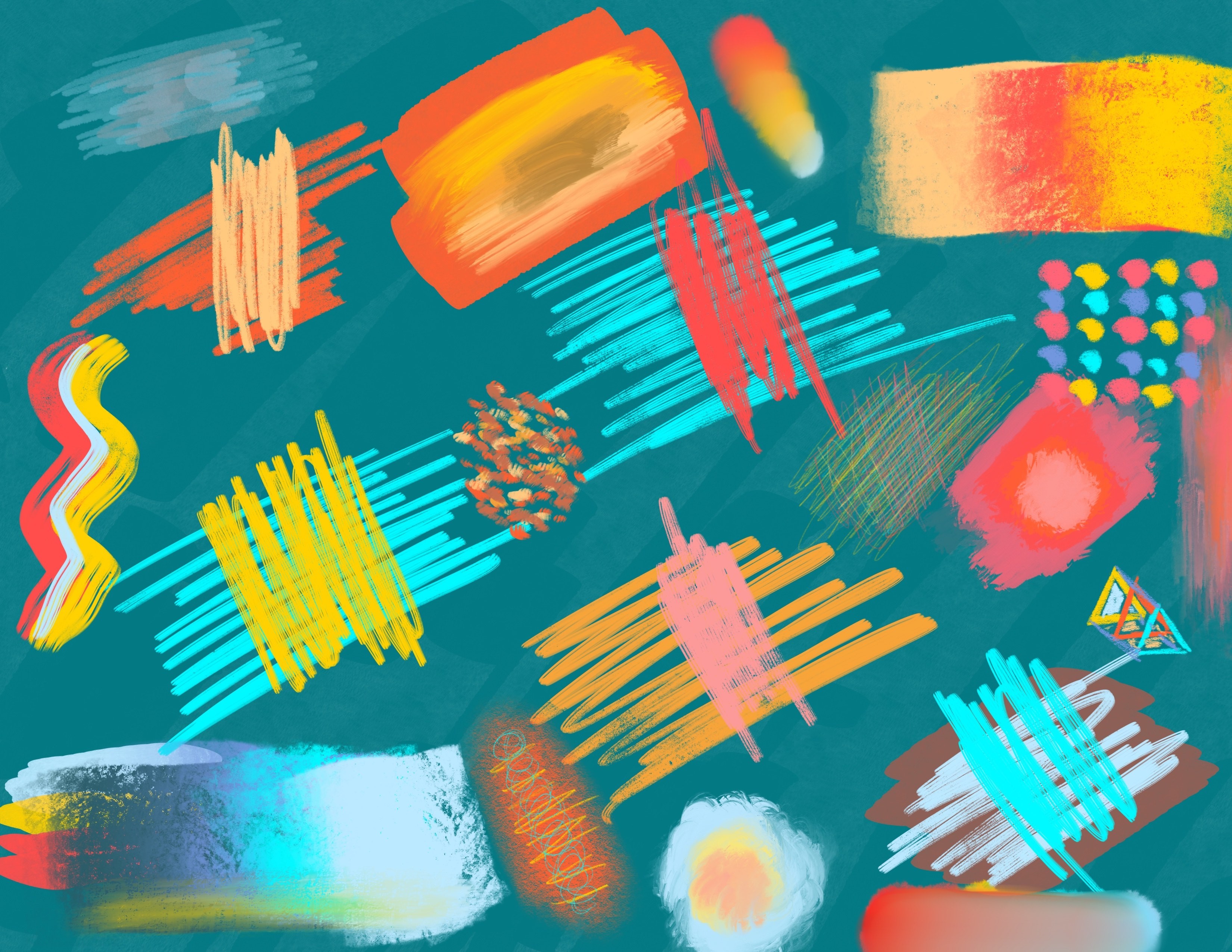 colorful, artist, artwork, digital art, hd, 4k, HD Wallpaper