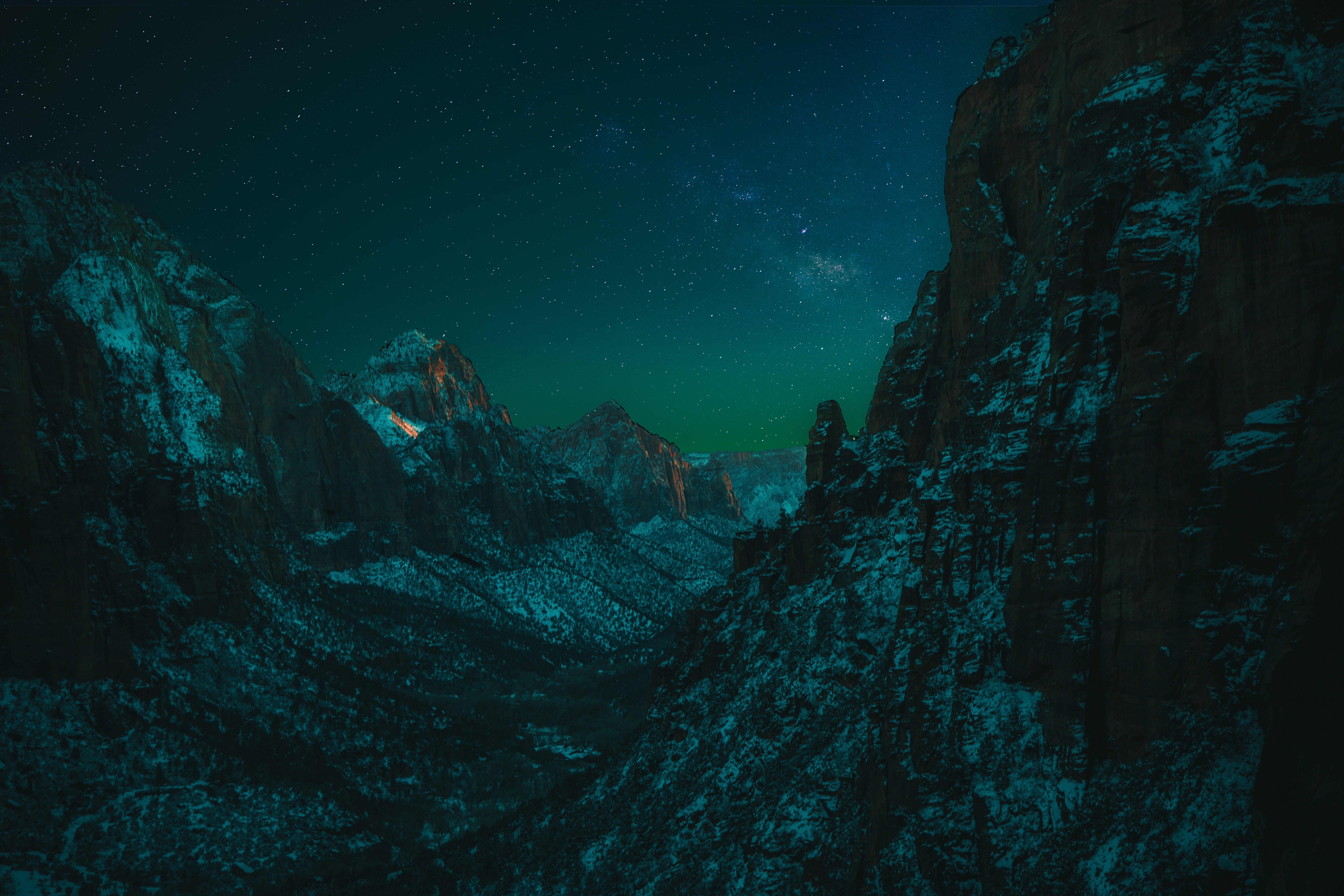 national park, nature, hd, 4k, 5k, night, HD Wallpaper