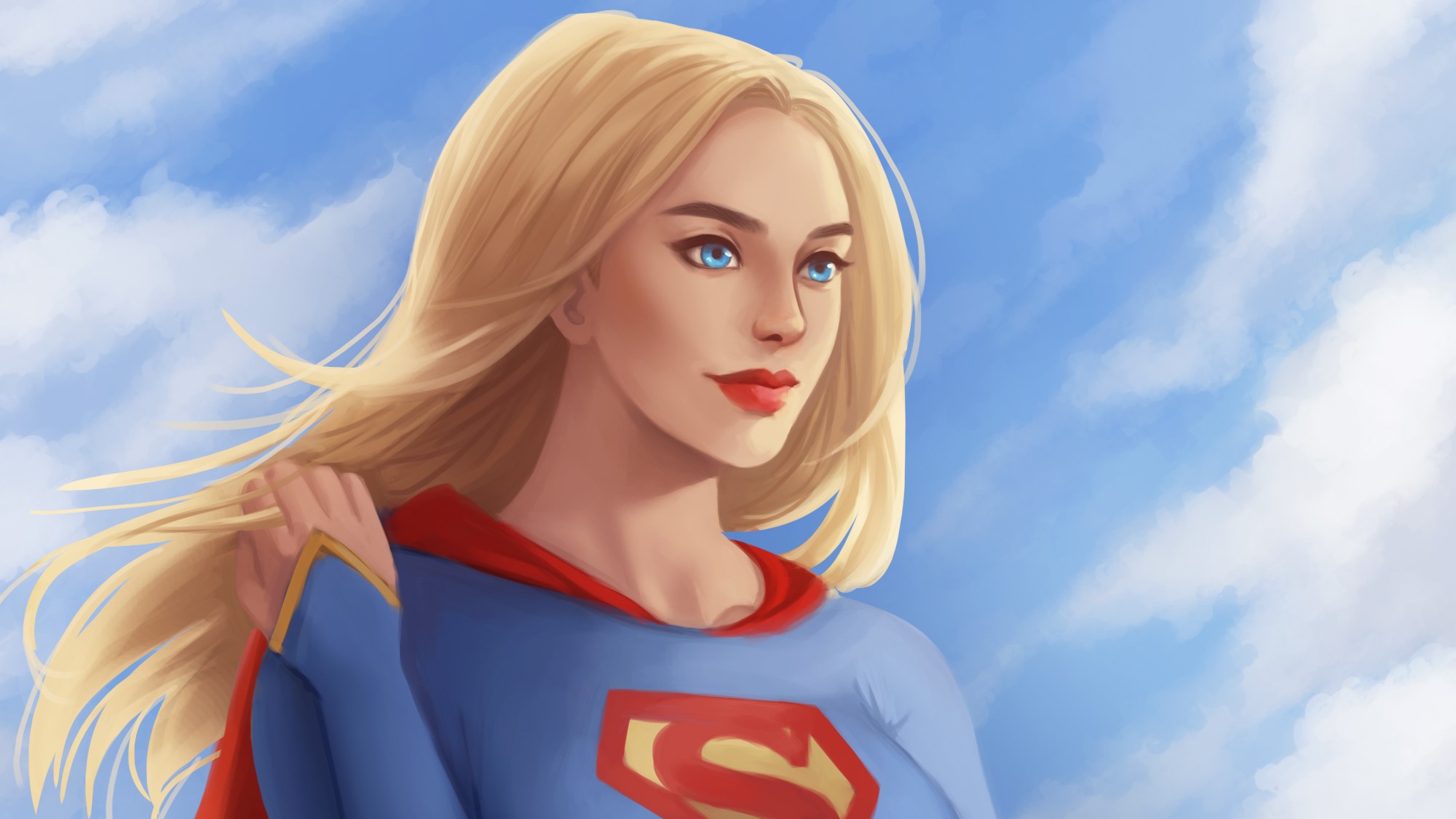 supergirl, superheroes, artist, artwork, digital art, hd, HD Wallpaper