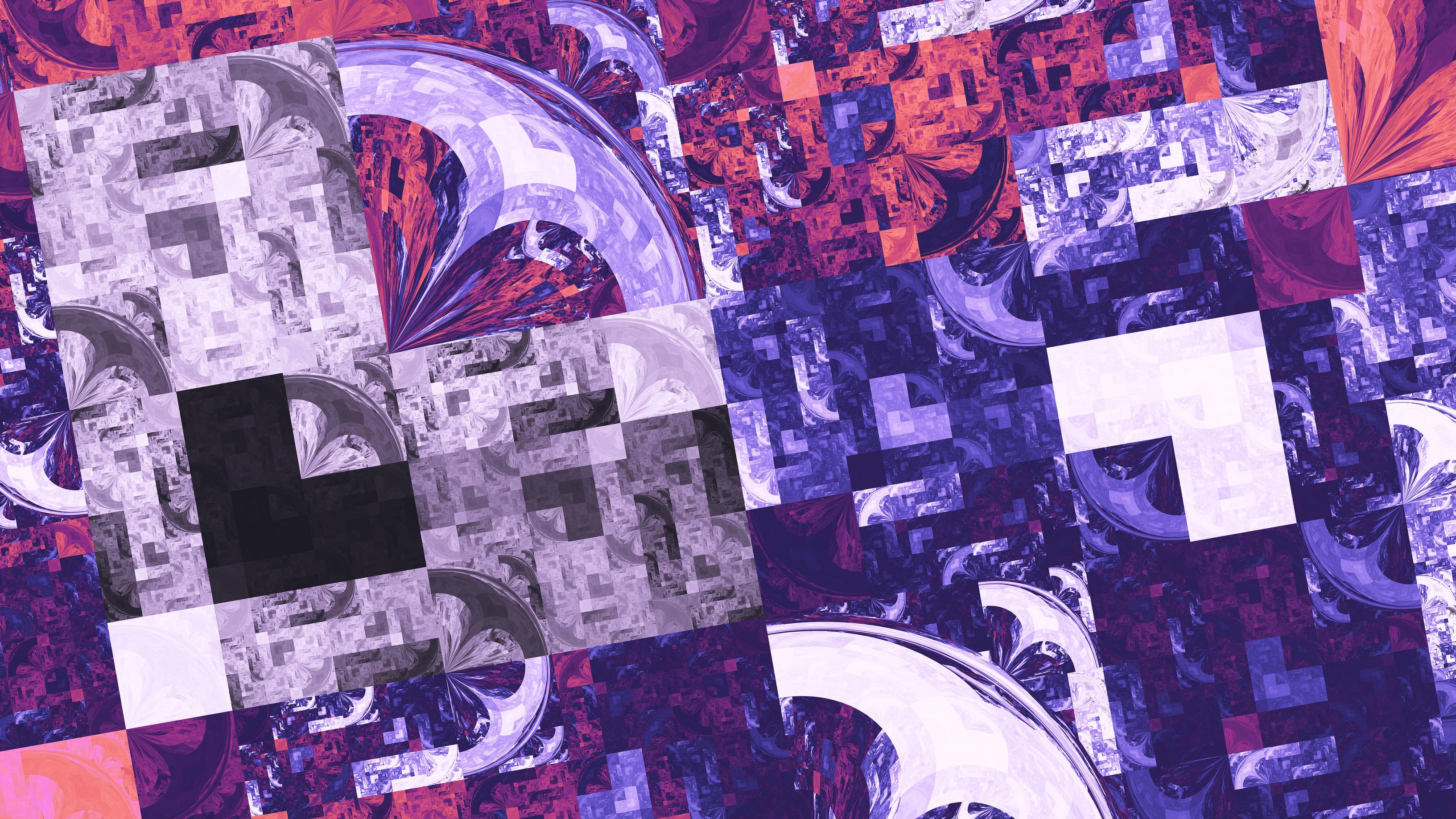 abstract, fractal, digital art, hd, 4k, deviantart, HD Wallpaper