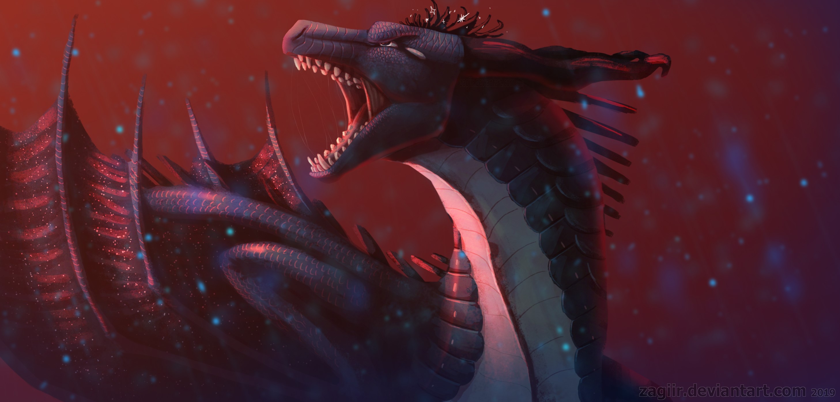 dragon, digital art, artist, artwork, hd, deviantart, HD Wallpaper