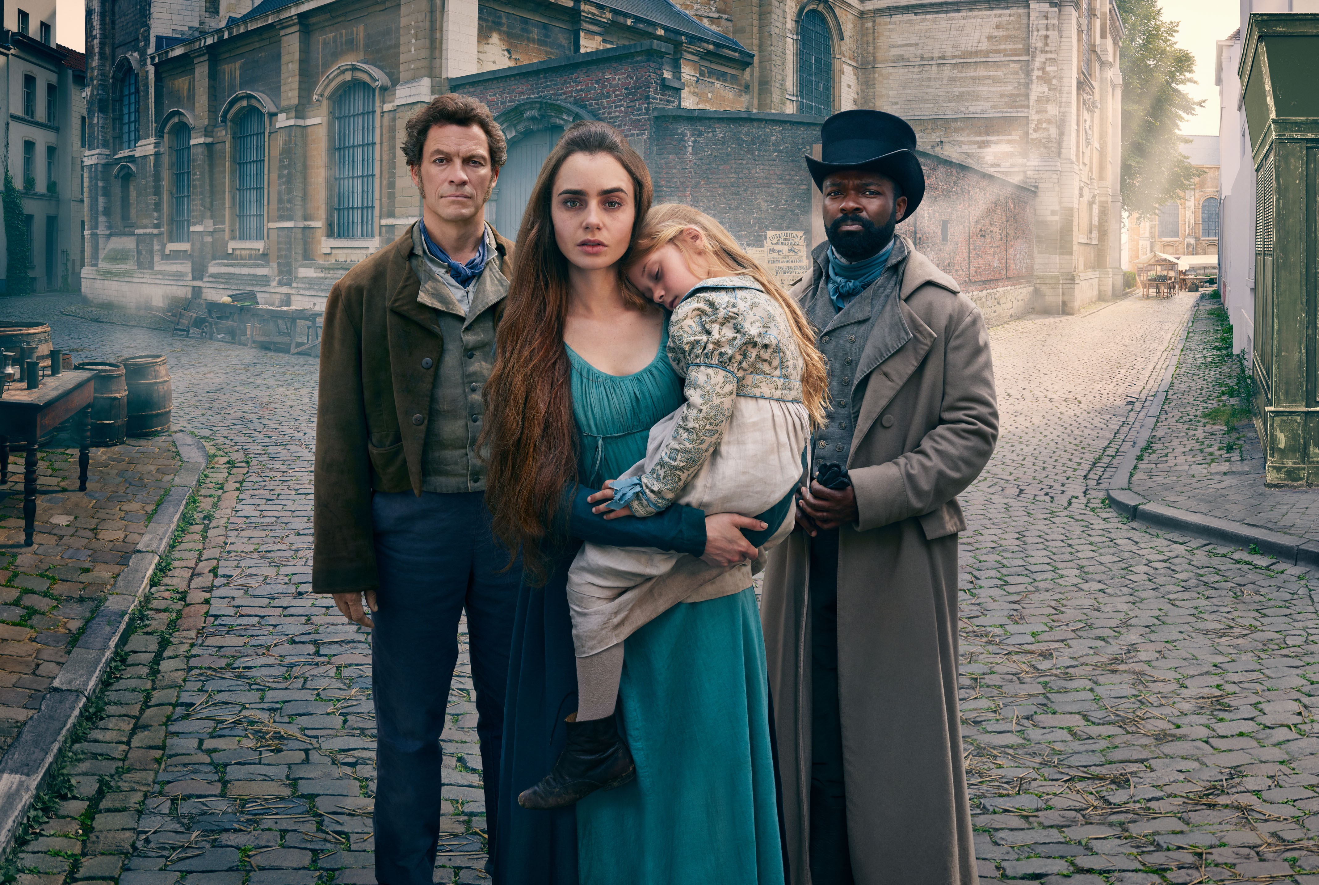 les miserables, tv shows, hd, 4k, lily collins, HD Wallpaper