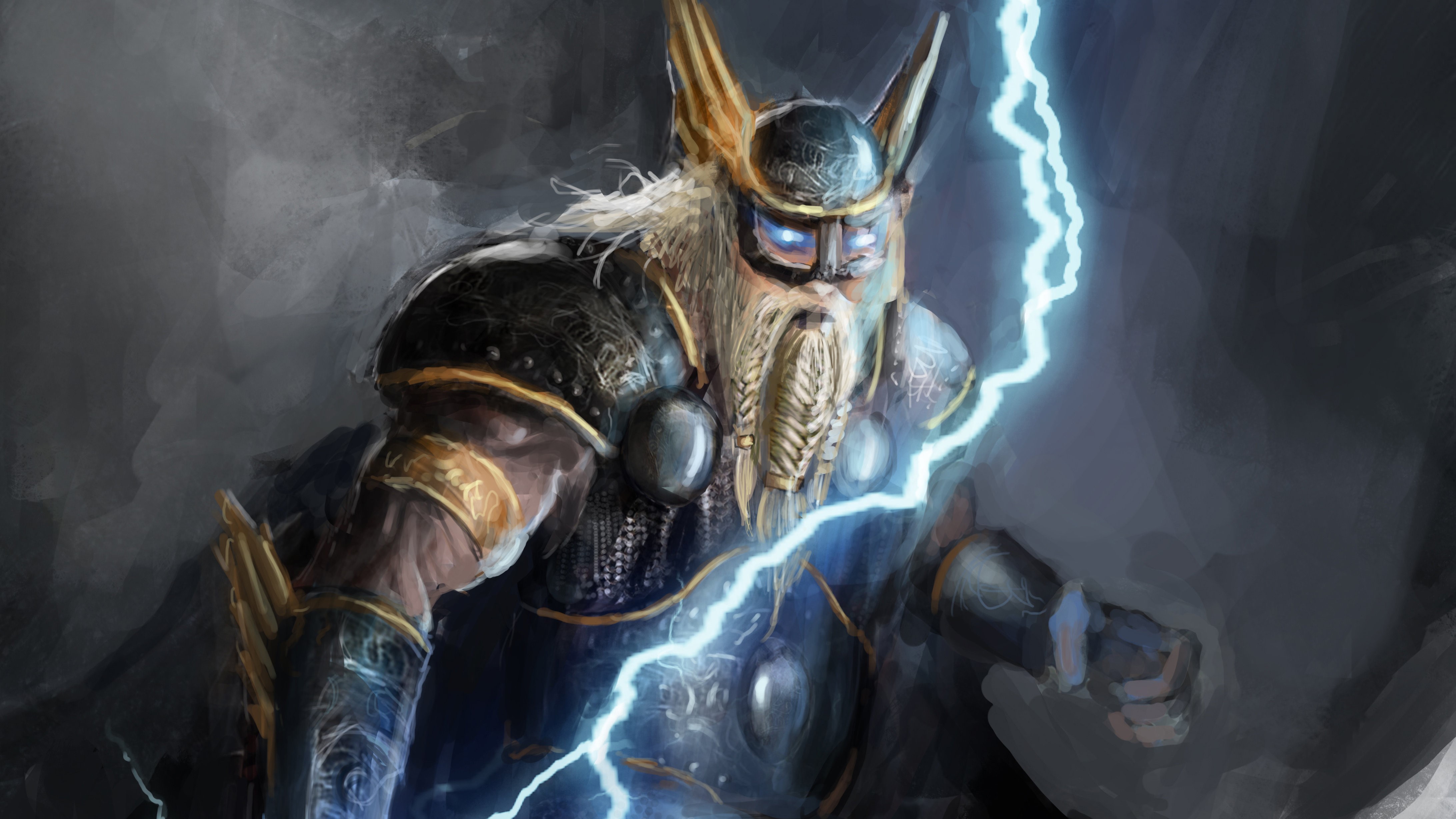 thor, superheroes, hd, artist, artwork, digital art, 4k, HD Wallpaper