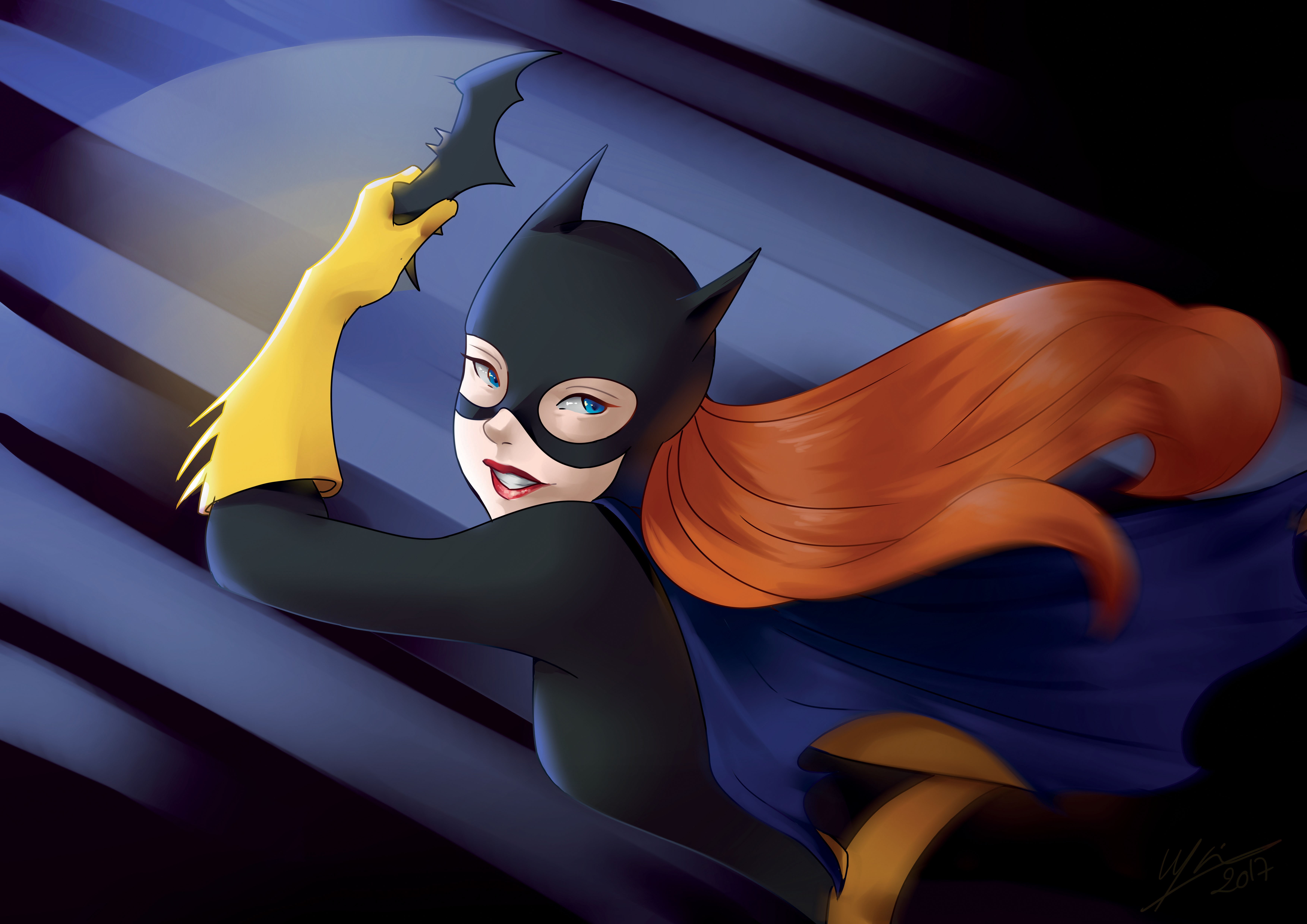 batgirl, artwork, digital art, hd, superheroes, hd, 4k, 5k, 8k, HD Wallpaper