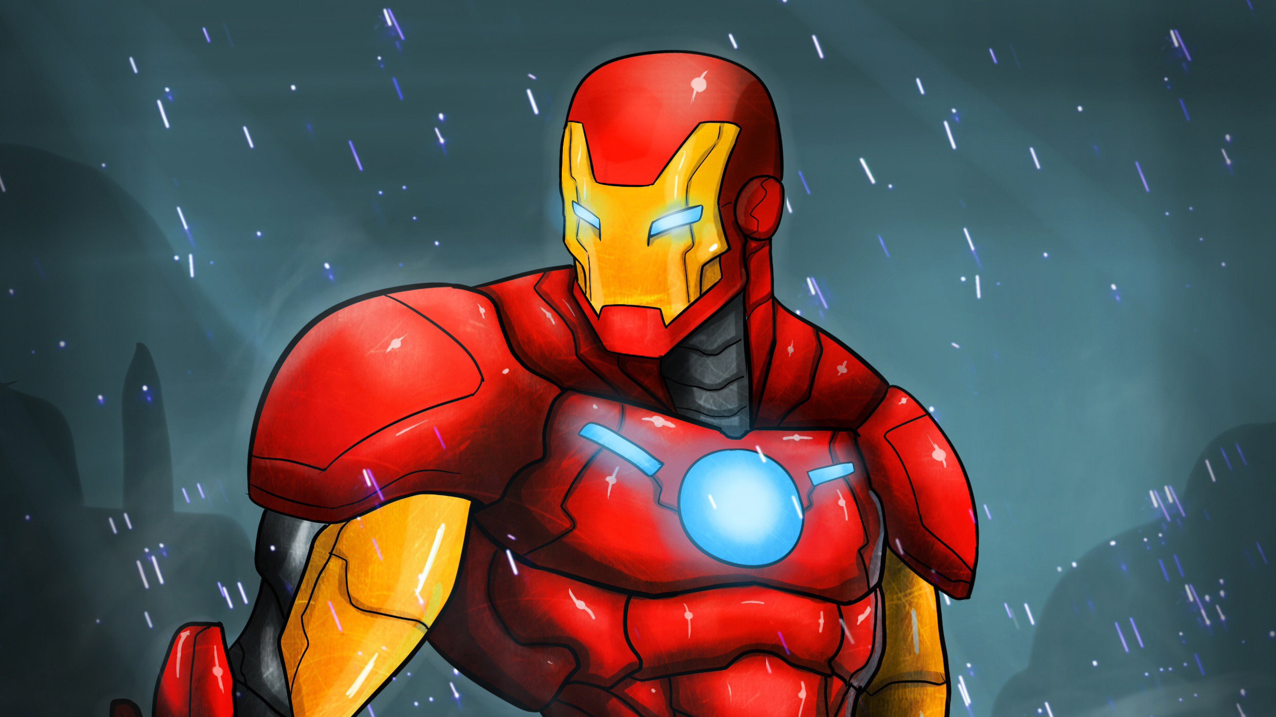 iron man, superheroes, artist, artwork, digital art, hd, deviantart, HD Wallpaper