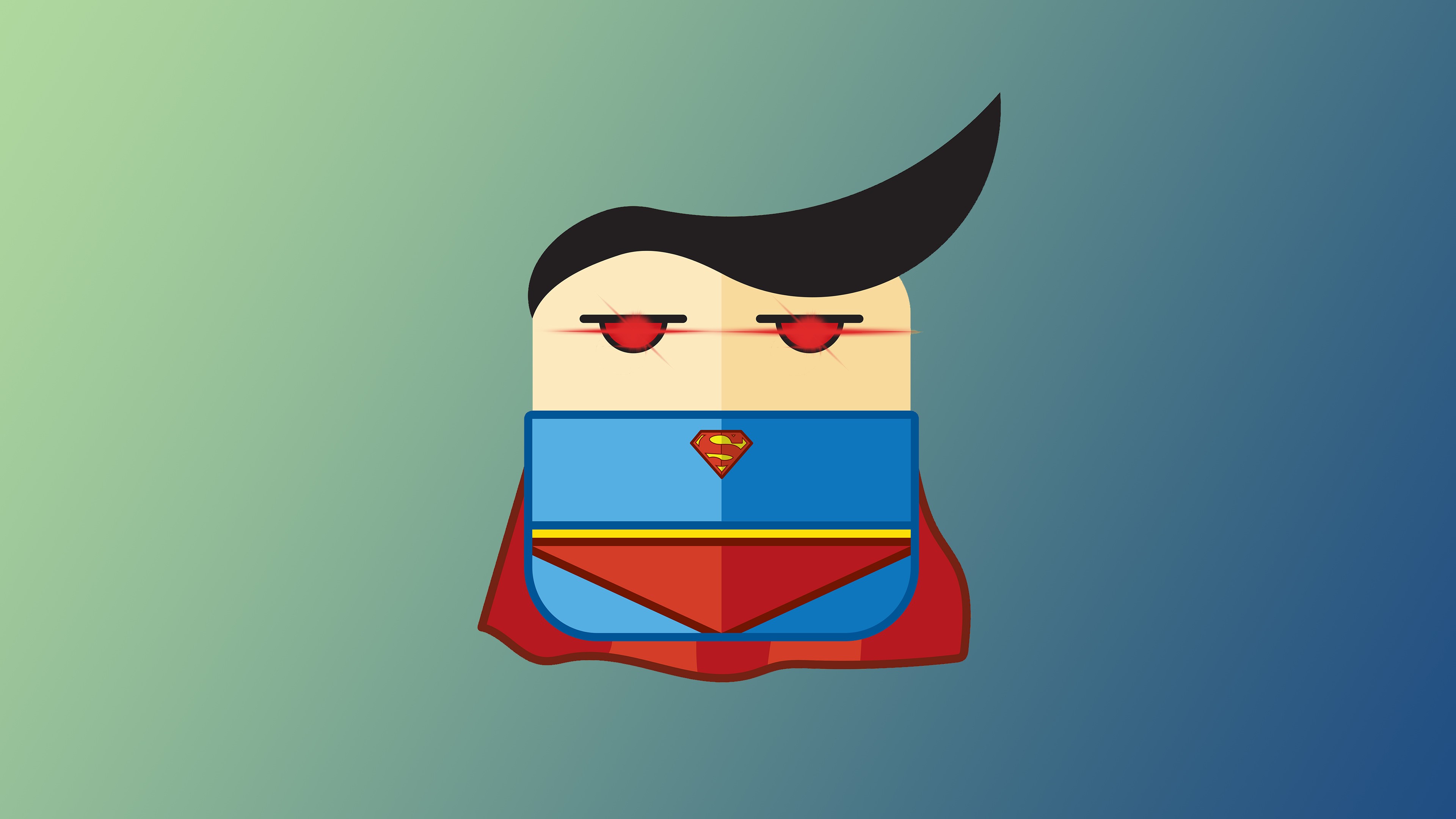 superman, superheroes, artist, artwork, digital art, hd, 4k, minimalism, minimalist, behance, HD Wallpaper
