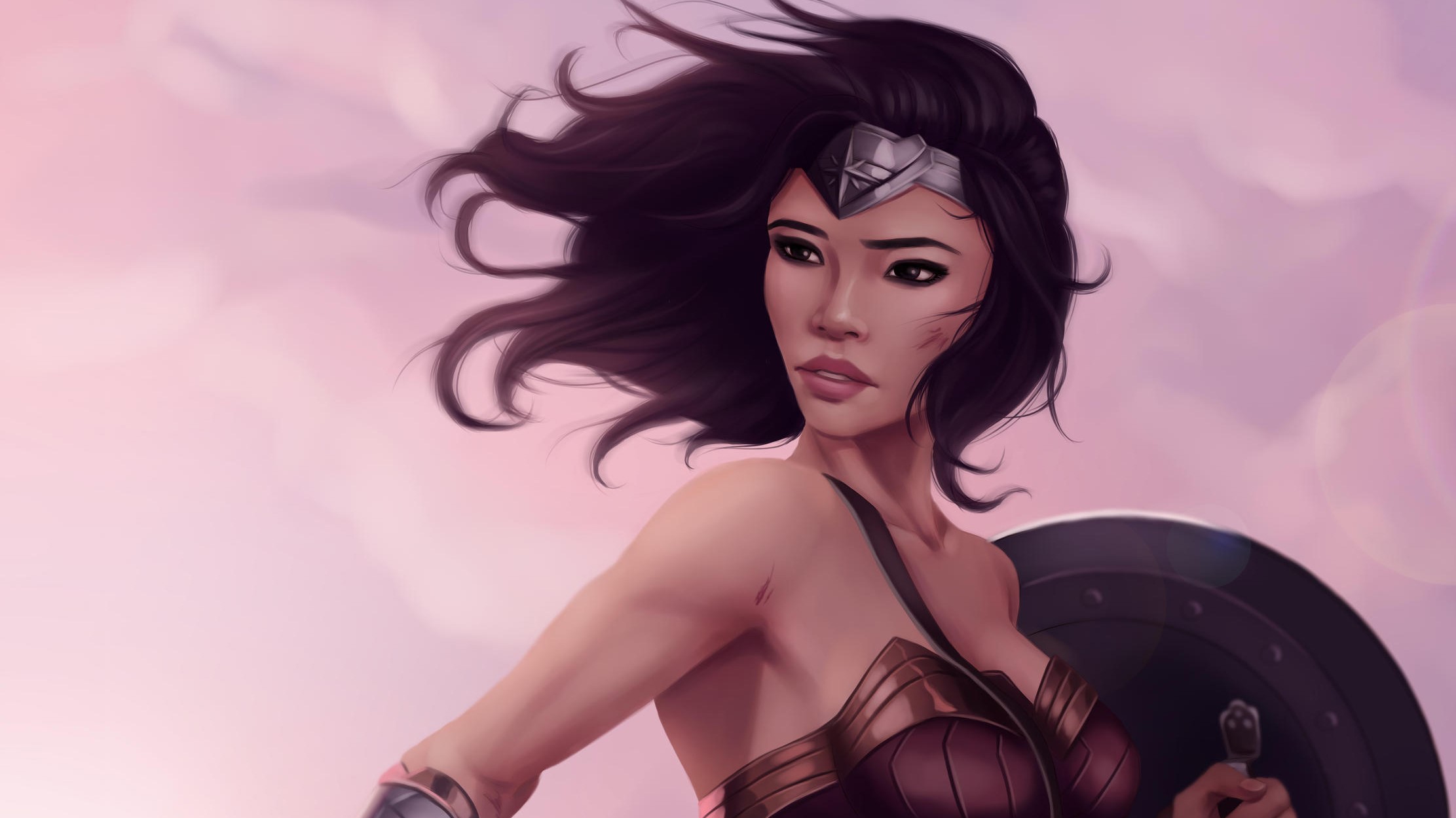 wonder woman, hd, superheroes, artist, artwork, digital art, deviantart, HD Wallpaper