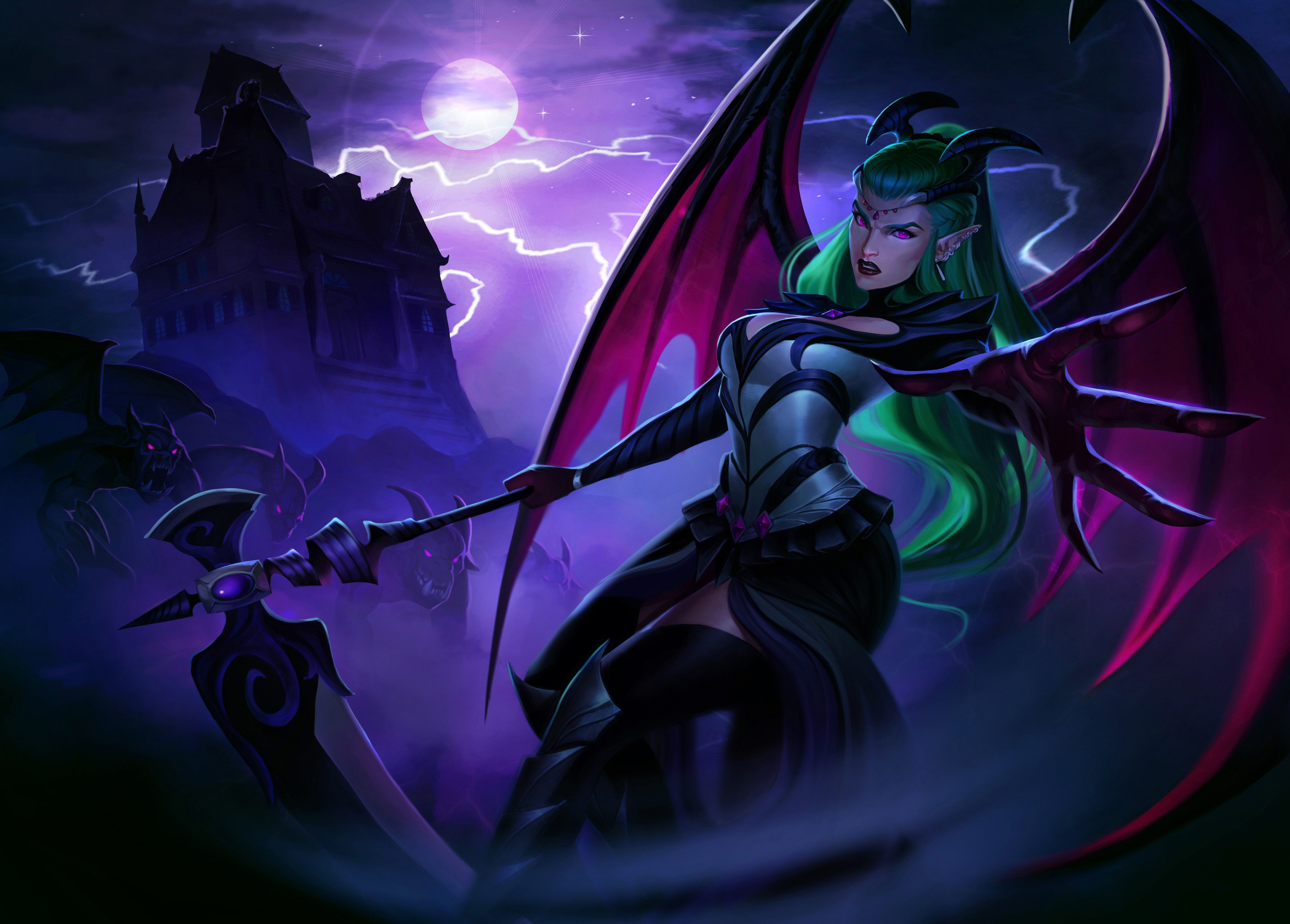 league of legends, games, hd, 4k, 5k, fantasy girls, deviantart, HD Wallpaper