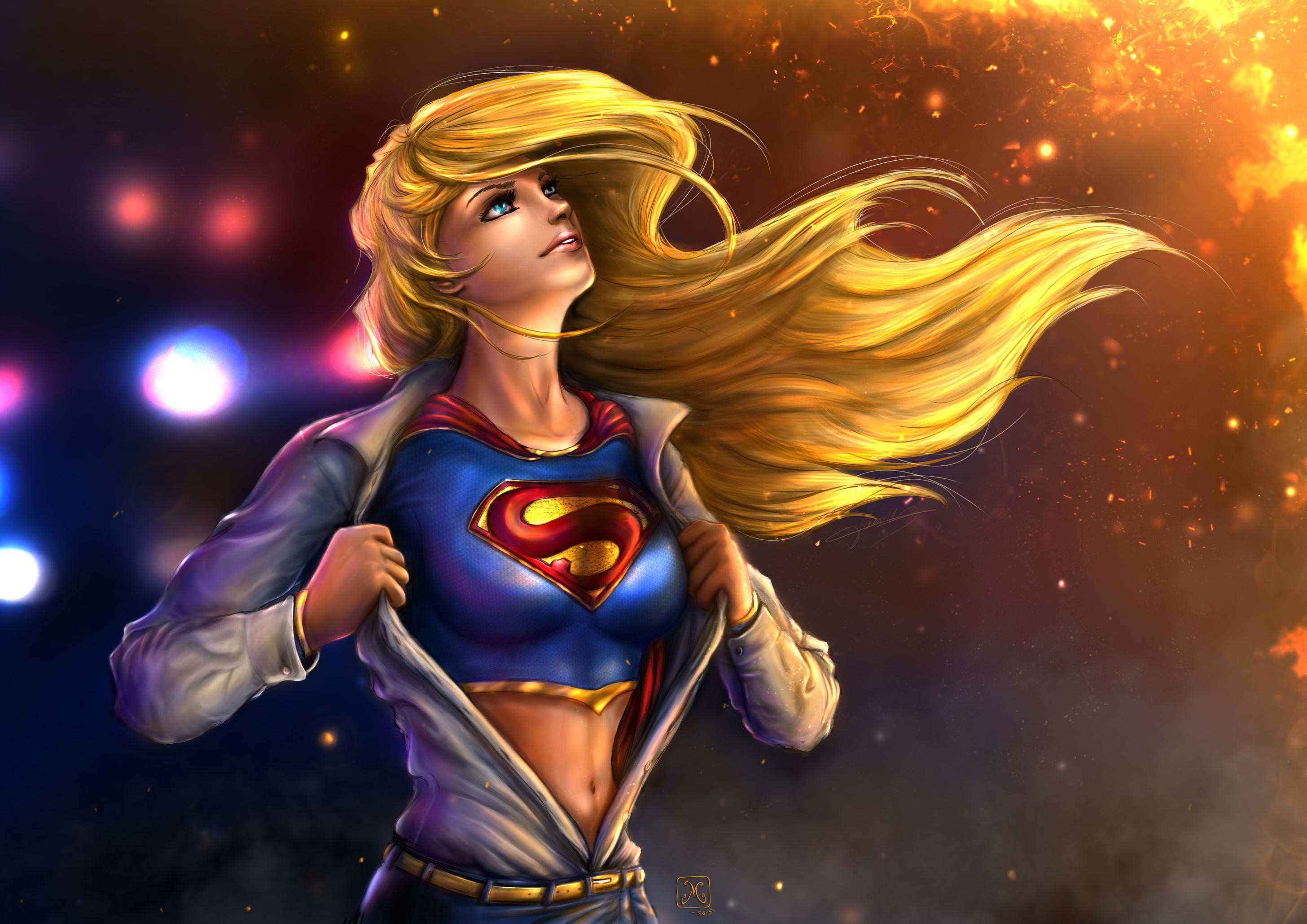 supergirl, hd, superheroes, digital art, artwork, deviantart, HD Wallpaper
