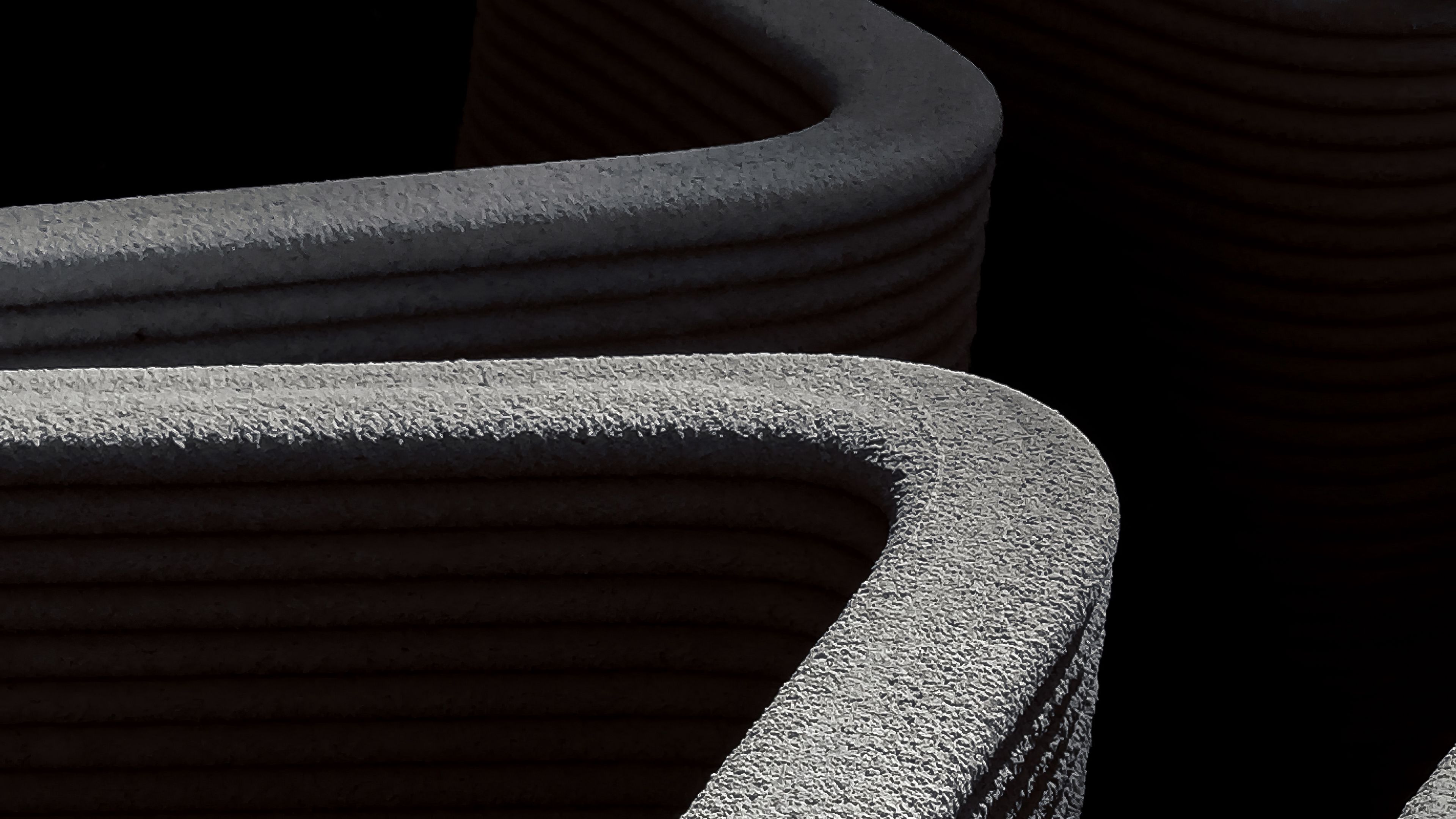 wall, winding, dark, maze, concrete, 4k, HD Wallpaper