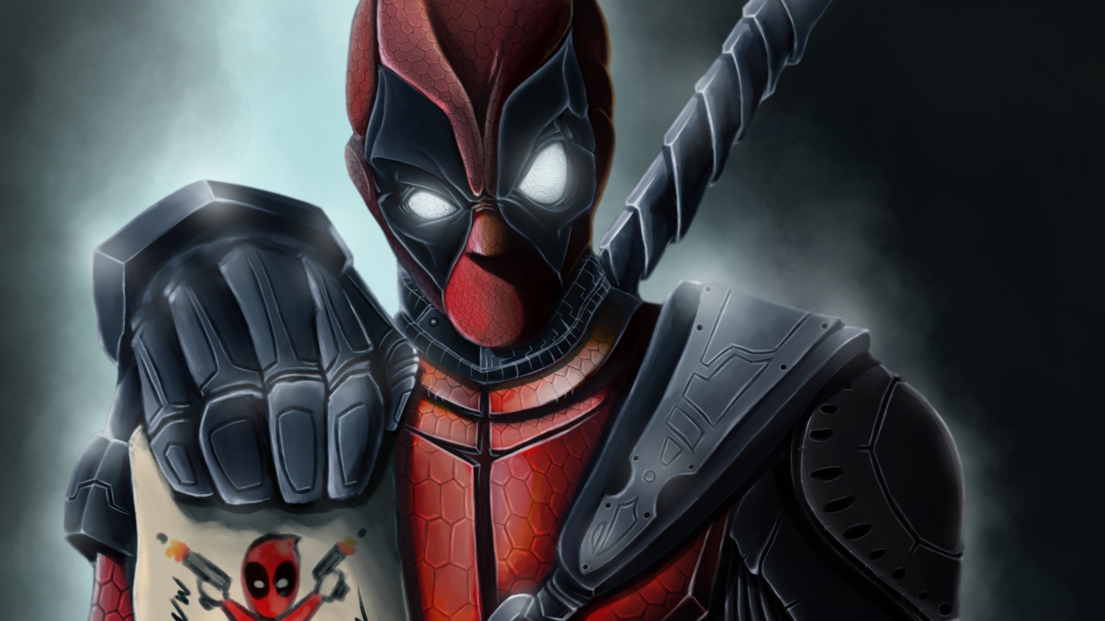 deadpool, hd, superheroes, artwork, digital art, deviantart, HD Wallpaper