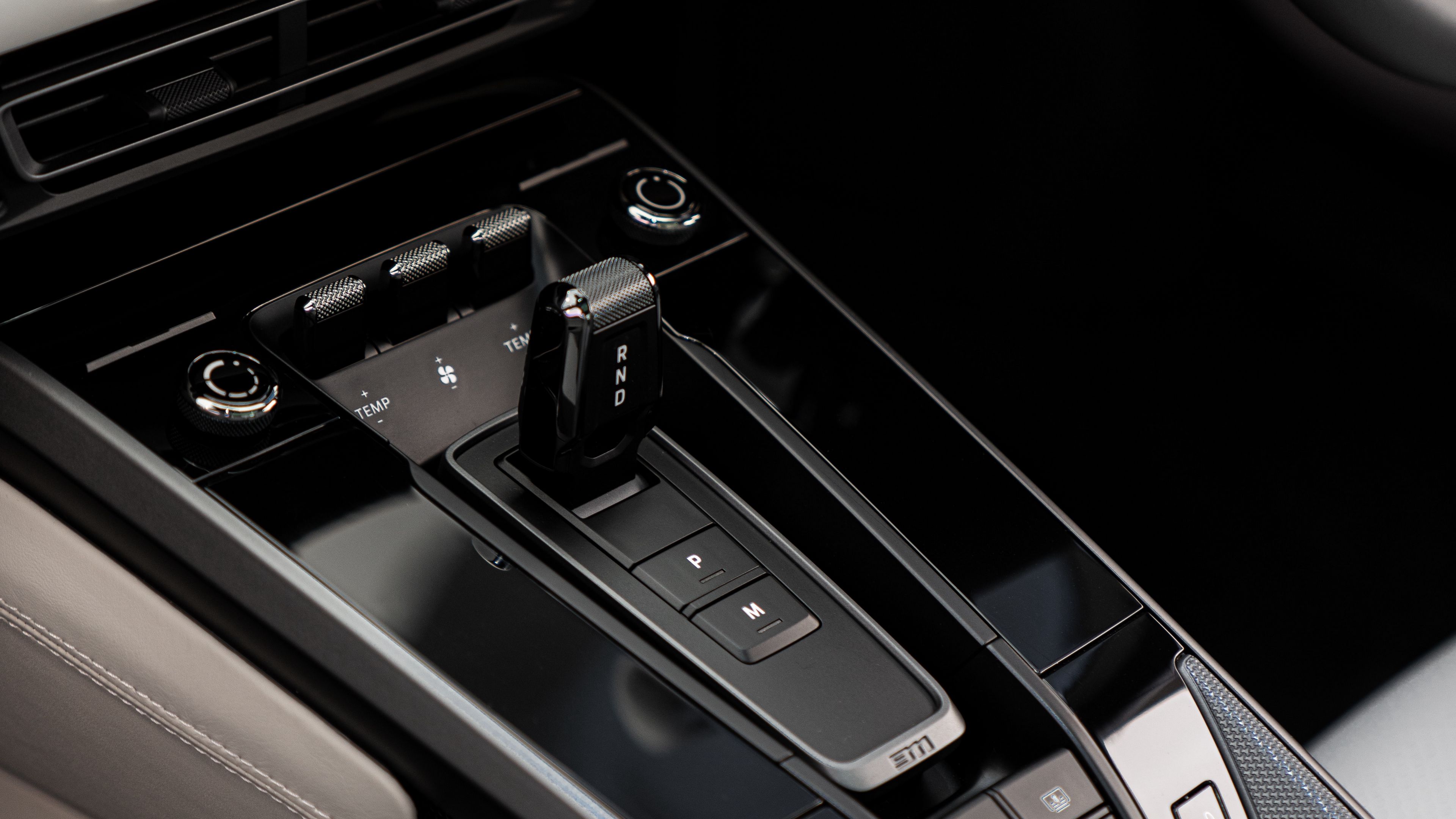 car, salon, control panel, buttons, black, 4k, HD Wallpaper
