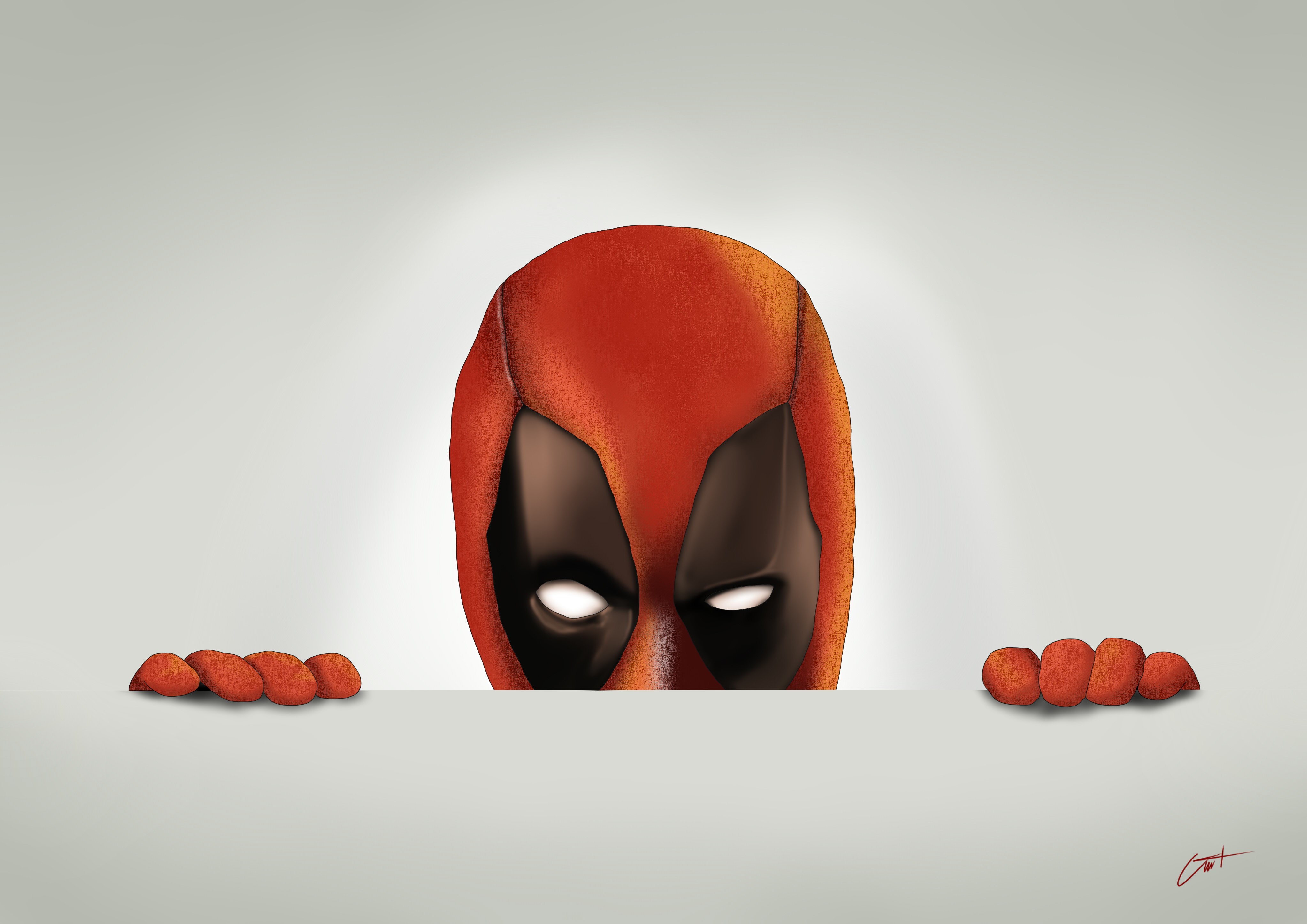deadpool, hd, 4k, digital art, artwork, art, deviantart, superheroes, HD Wallpaper