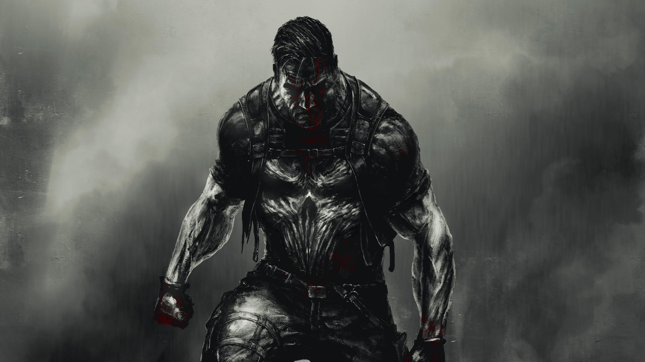 punisher, digital art, artwork, hd, artist, deviantart, art, HD Wallpaper