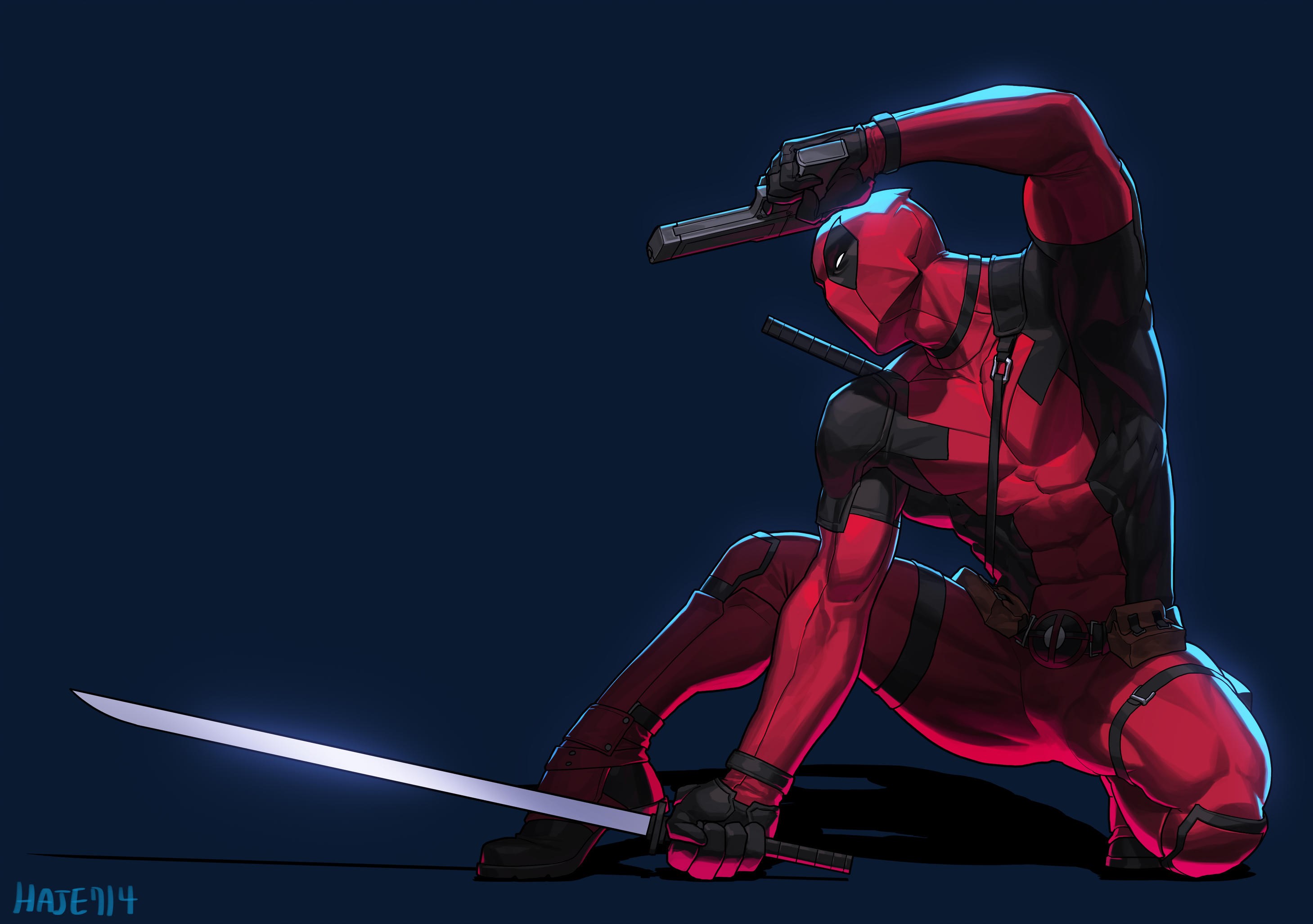 deadpool, hd, superheroes, artwork, digital art, deviantart, HD Wallpaper