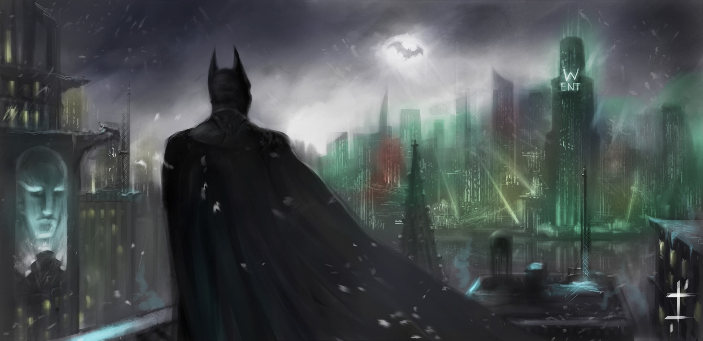 batman, superheroes, artist, artwork, digital art, hd, deviantart, HD Wallpaper