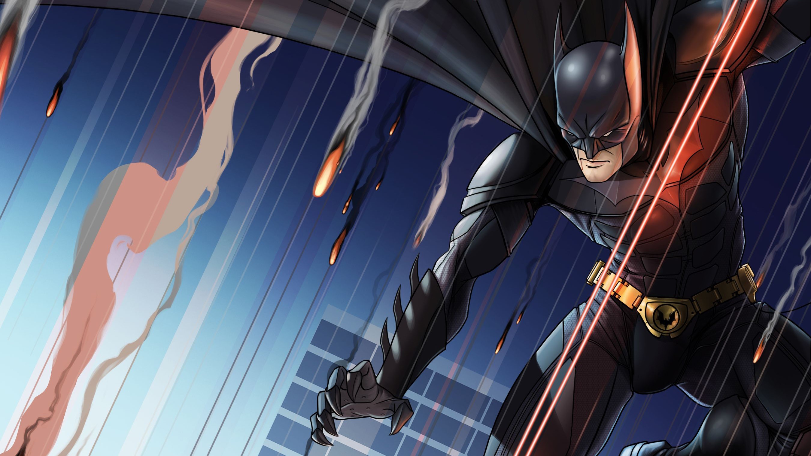 batman, hd, superheroes, artwork, digital art, HD Wallpaper