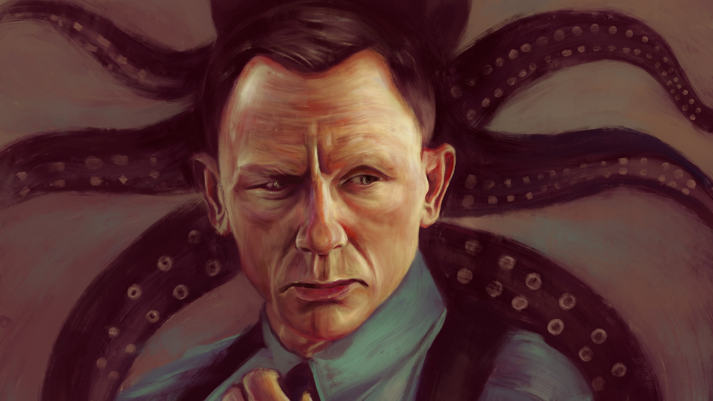 daniel craig, james bond, artist, artwork, digital art, hd, behance, HD Wallpaper
