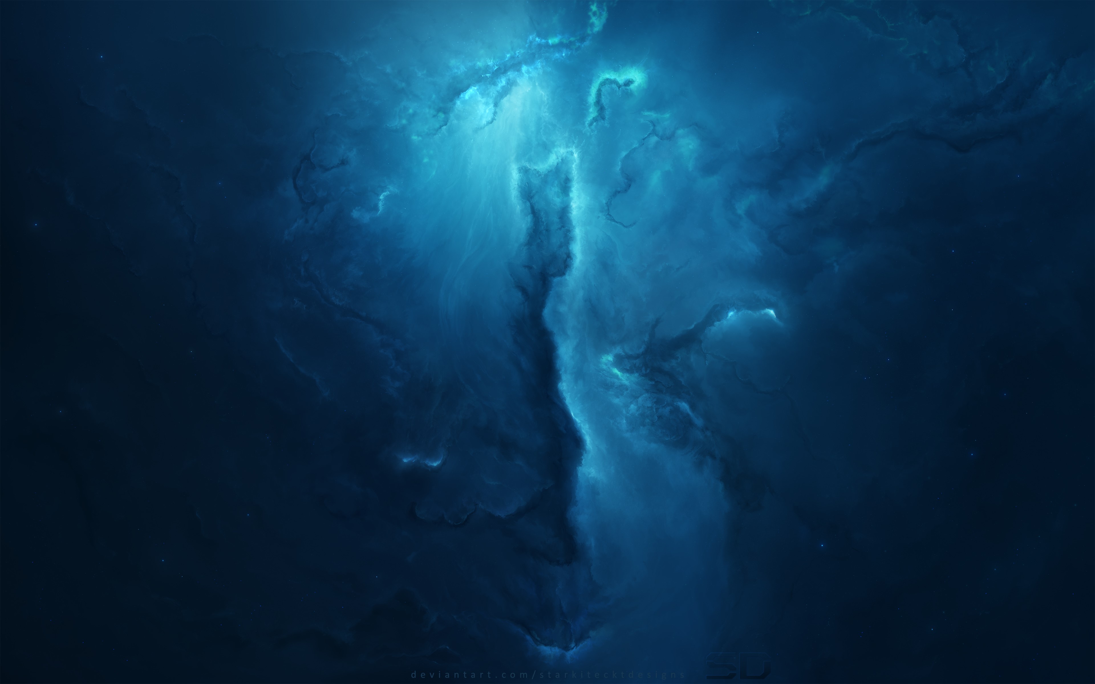 nebula, digital universe, hd, 4k, deviantart, HD Wallpaper