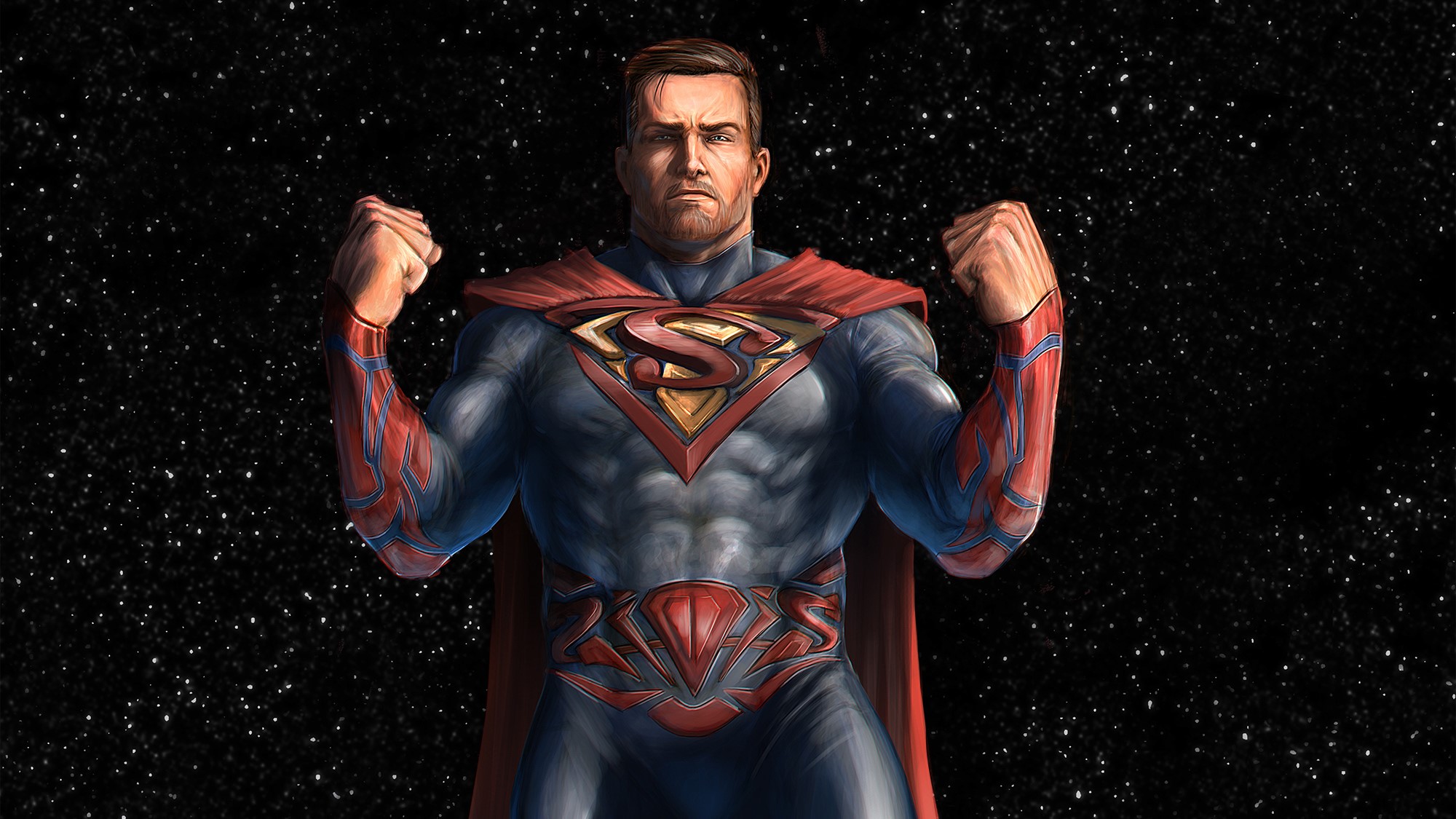 superman, hd, superheroes, artwork, digital art, behance, HD Wallpaper