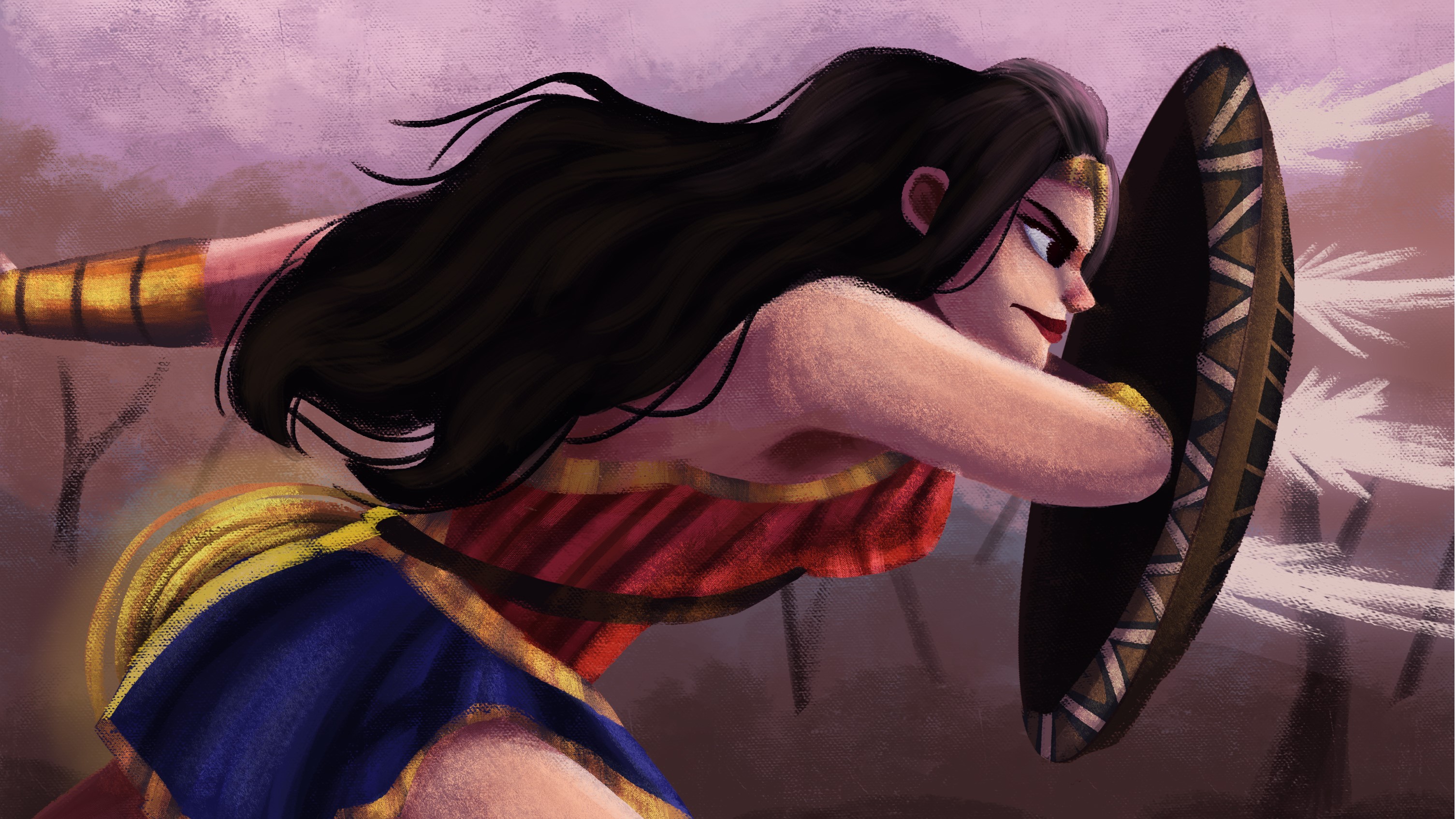 wonder woman, hd, superheroes, artist, artwork, digital art, behance, HD Wallpaper