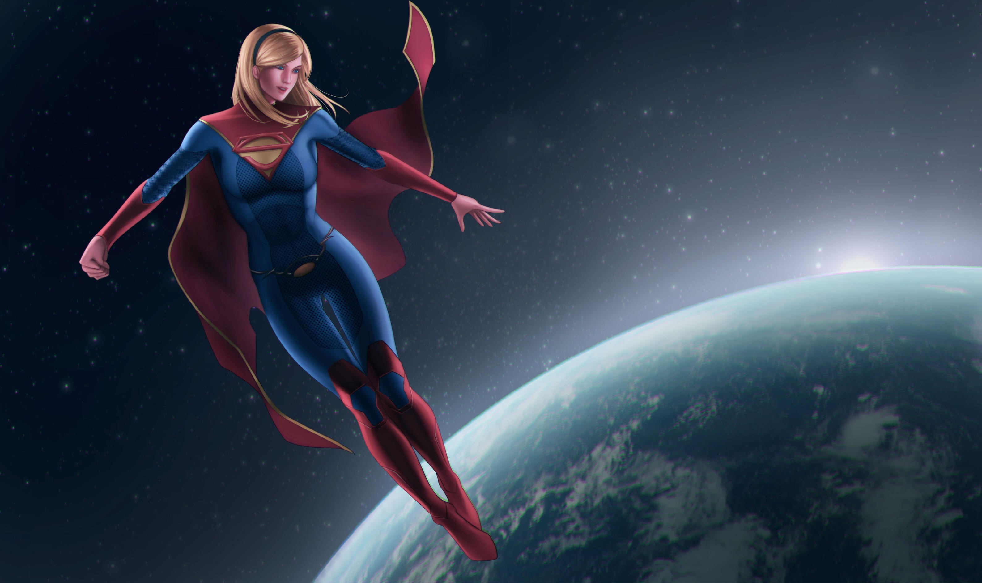 supergirl, hd, superheroes, digital art, artwork, deviantart, HD Wallpaper